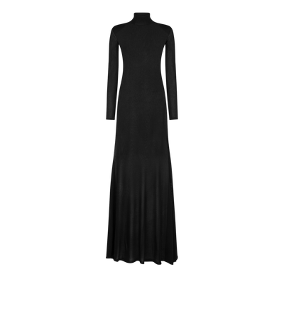 SLINKY VISCOSE JERSEY KNIT MAXI DRESS image number 0