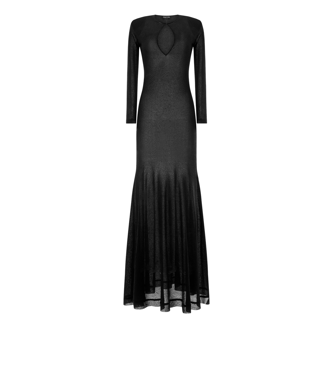 LUREX JERSEY KNIT EVENING DRESS image number 0