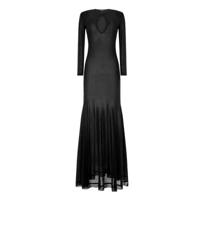 LUREX JERSEY KNIT EVENING DRESS image number 0