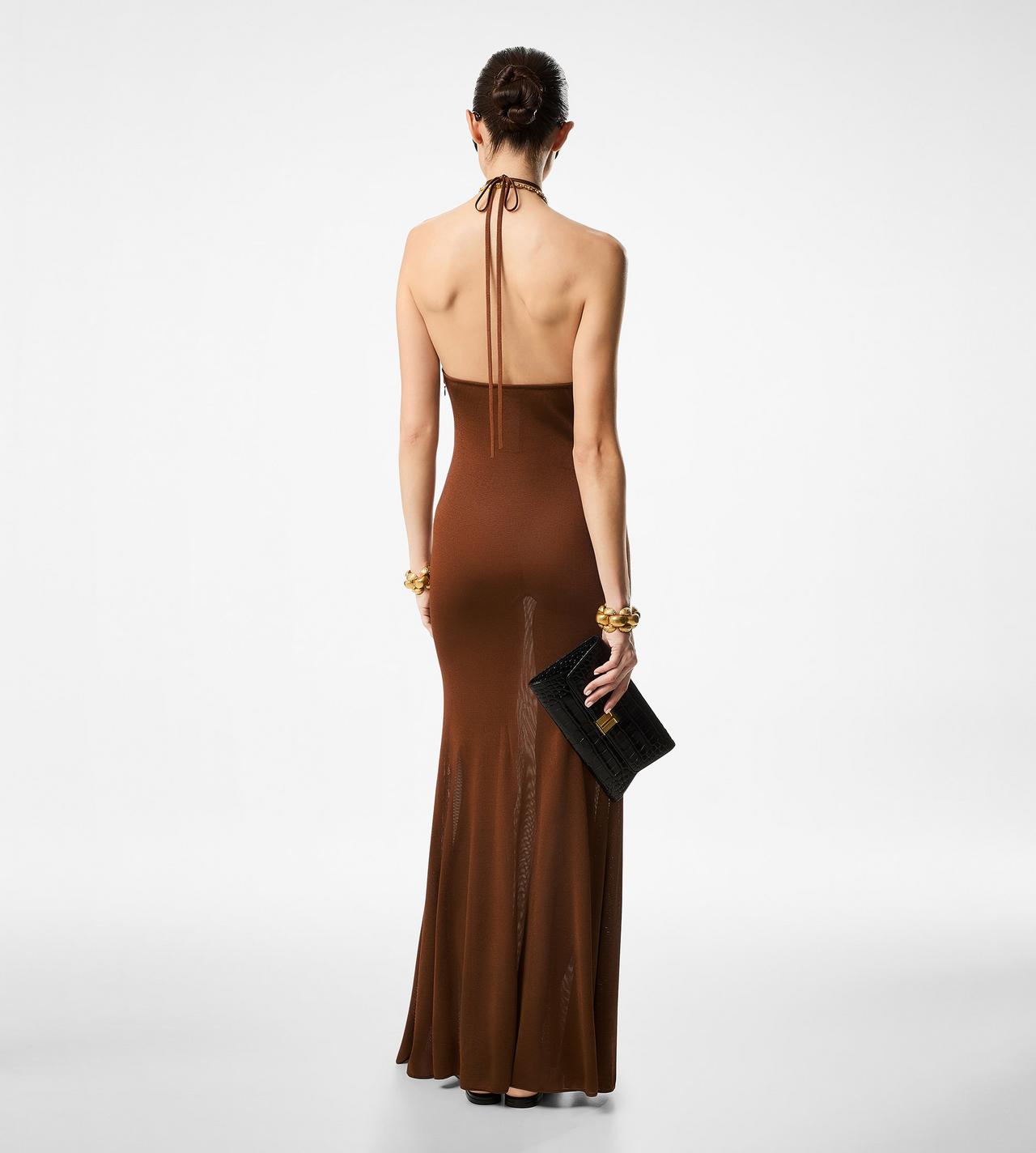 Halterneck sale maxi dress