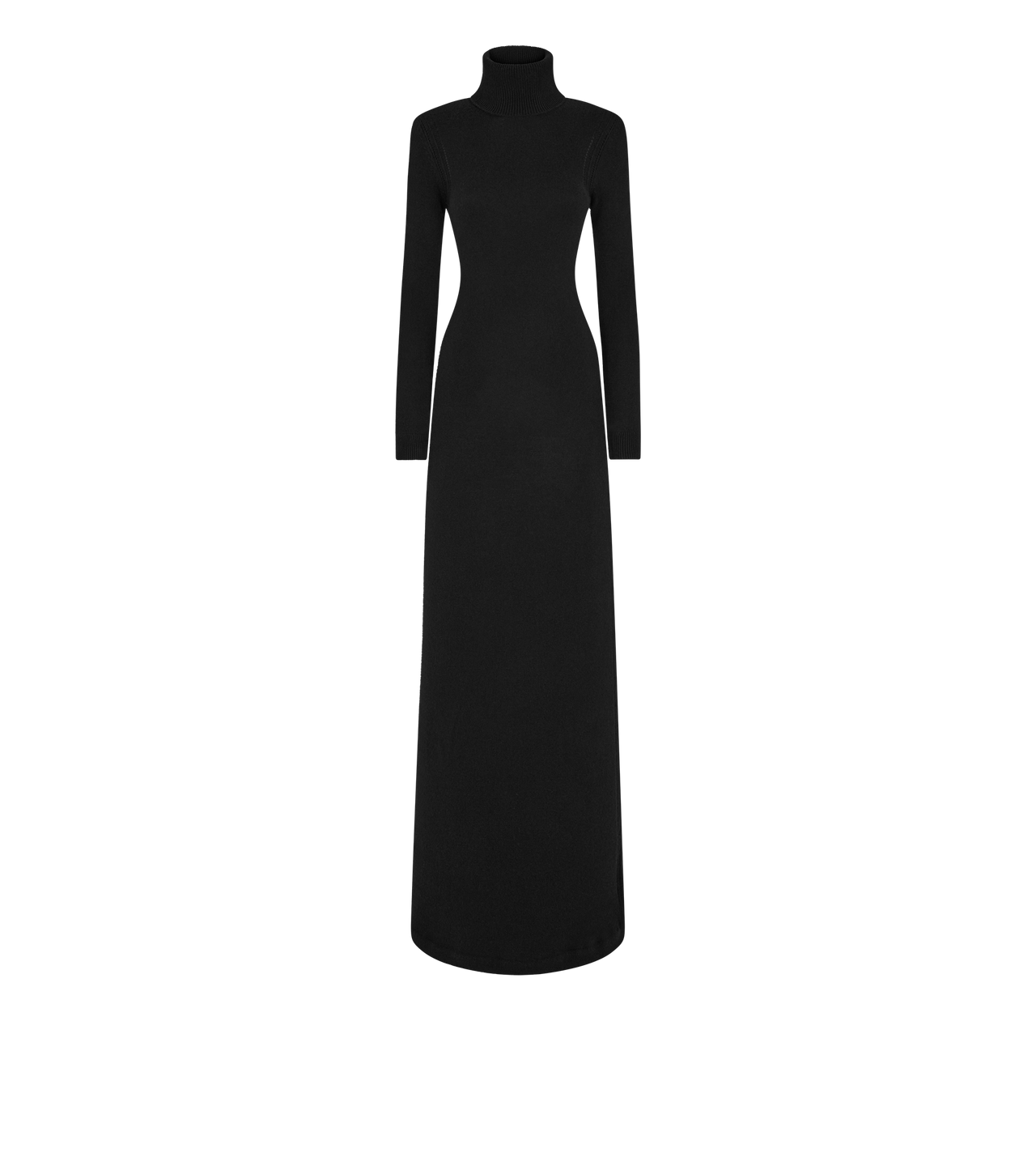 CASHMERE KNIT EVENING DRESS WITH SHOULDER PADS image number 0