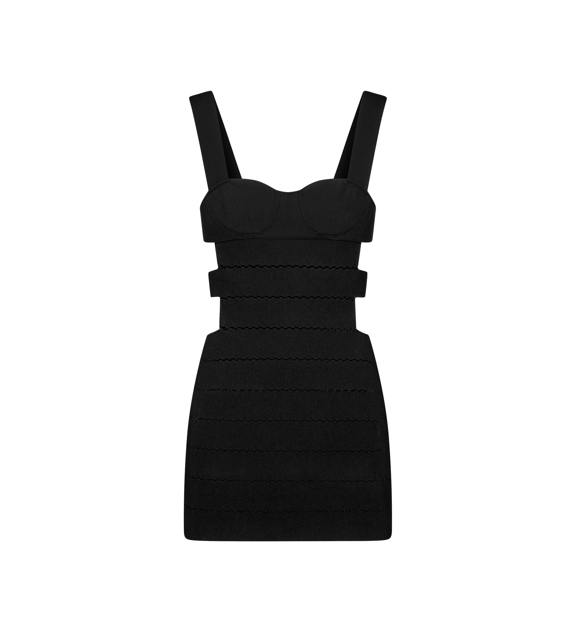 INTARSIA KNIT MINI DRESS