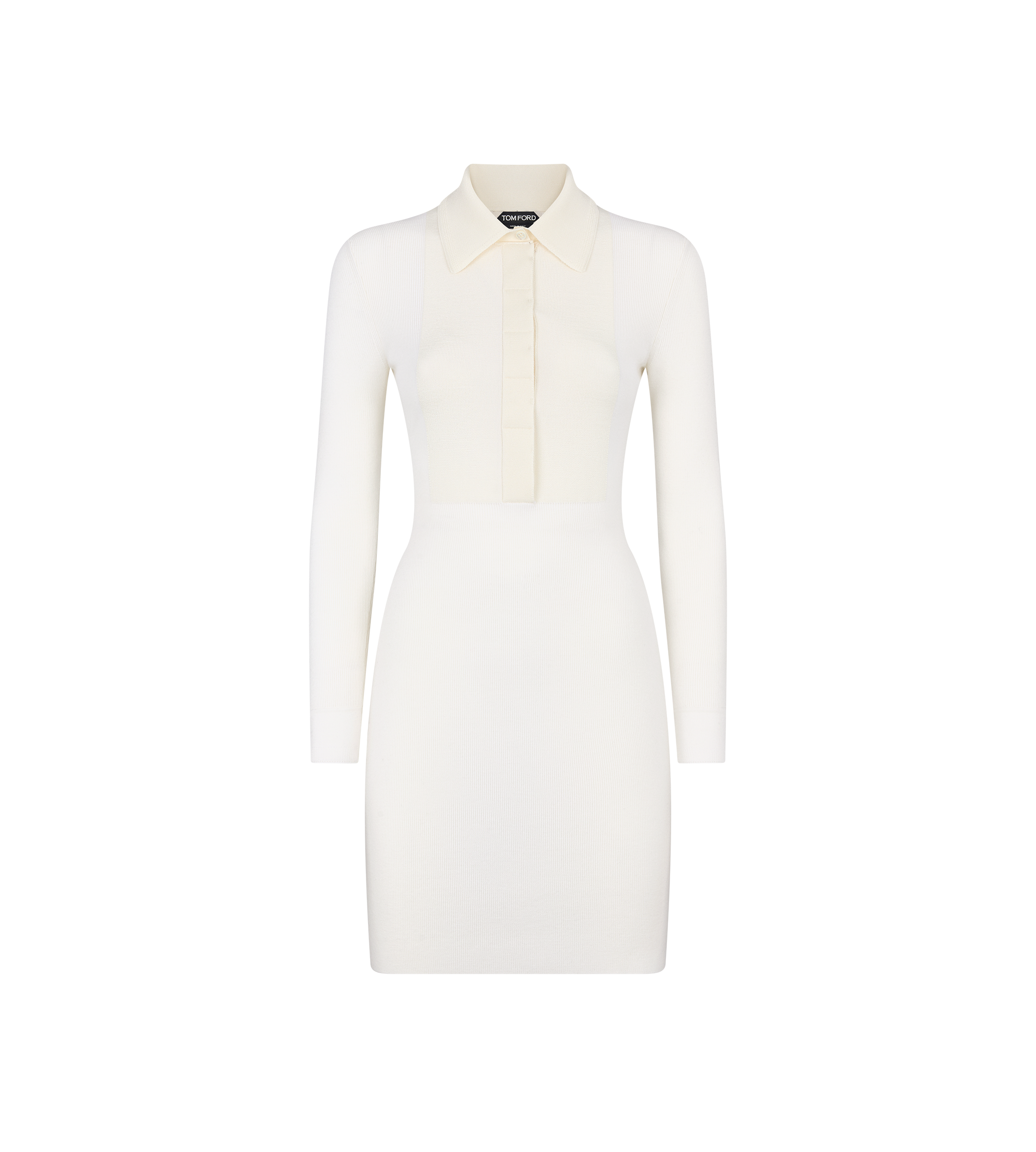 SHORT POLO DRESS WITH PLASTRON | Tom Ford Fashion
