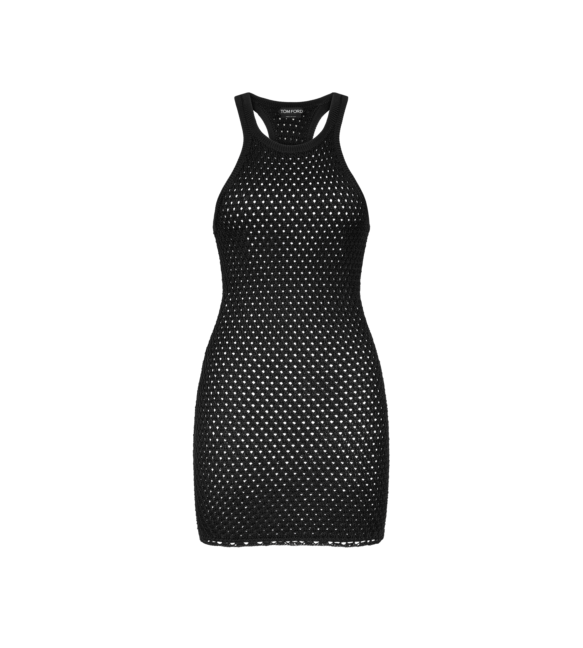 Tom Ford Women's Racerback Cocktail Mini Dress | Black | Size M