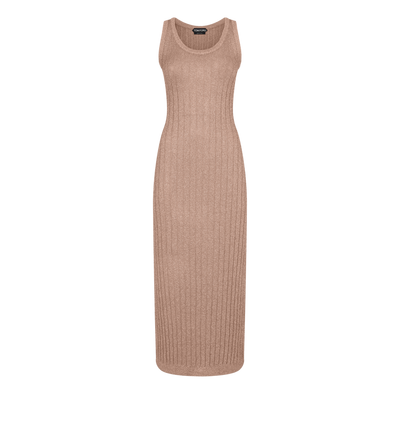 ANKLE LENGTH VEST DRESS WITH TOM FORD METAL PLAQUE image number 0