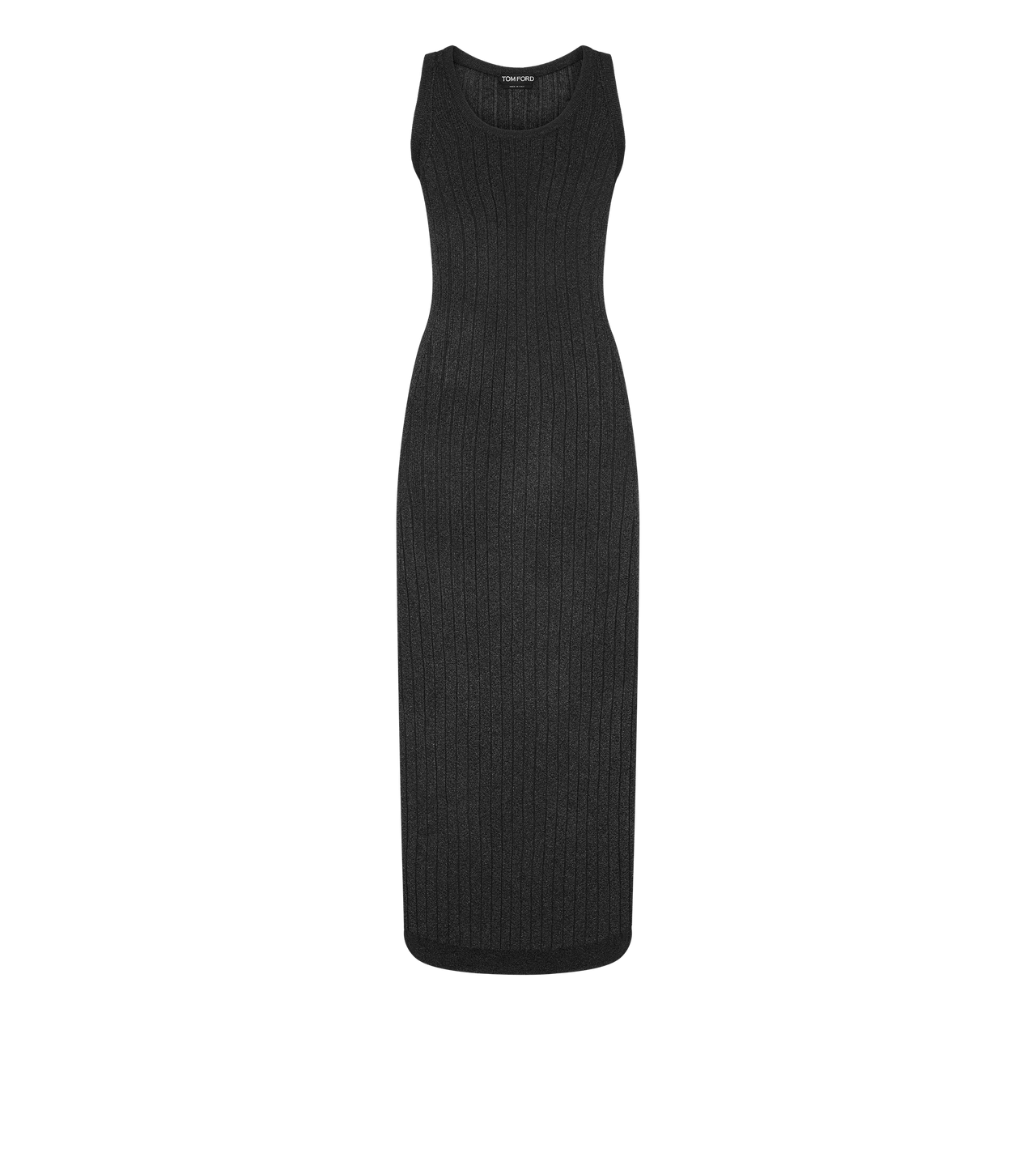 ANKLE LENGTH VEST DRESS WITH TOM FORD METAL PLAQUE image number 0