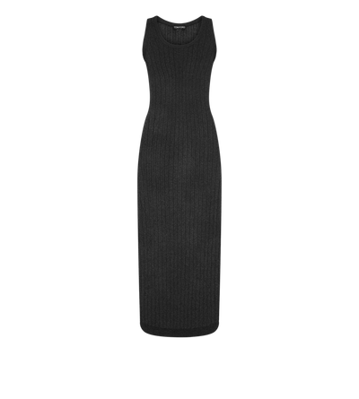 ANKLE LENGTH VEST DRESS WITH TOM FORD METAL PLAQUE image number 0