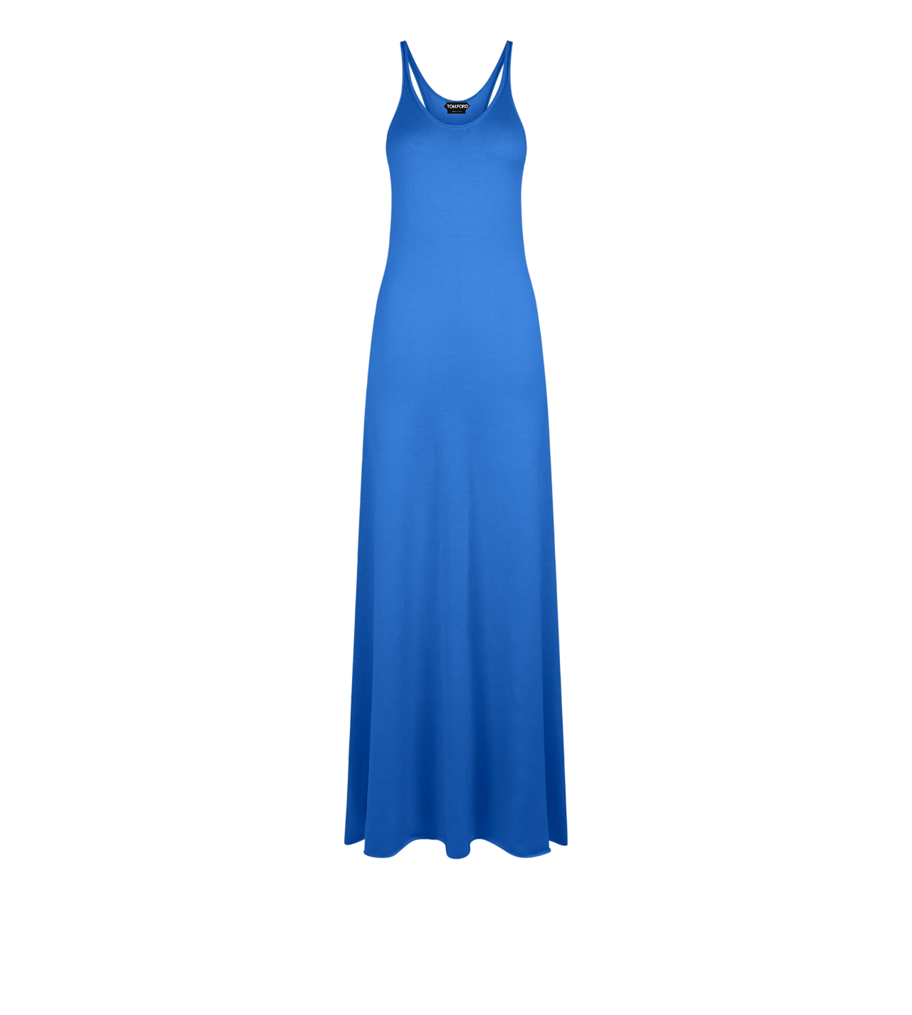 FINE MERINO SLEEVELESS LONG TANK DRESS image number 0