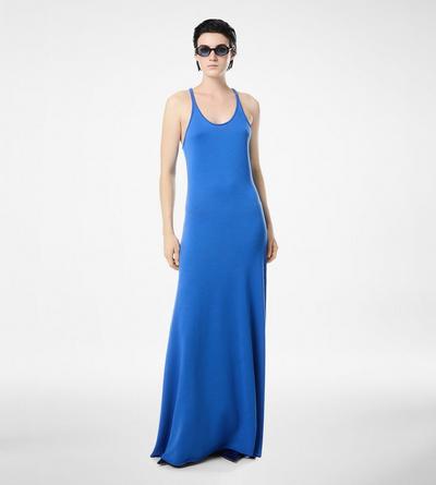 FINE MERINO SLEEVELESS LONG TANK DRESS image number 2