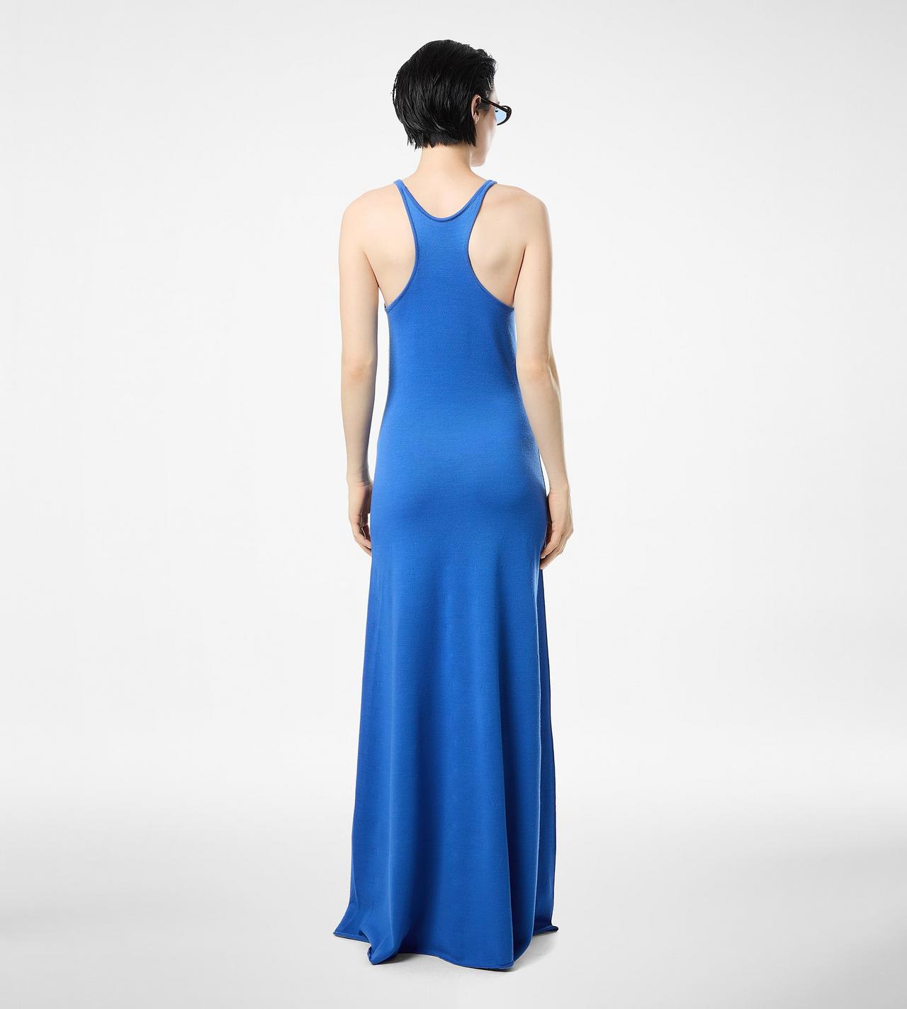 FINE MERINO SLEEVELESS LONG TANK DRESS image number 3