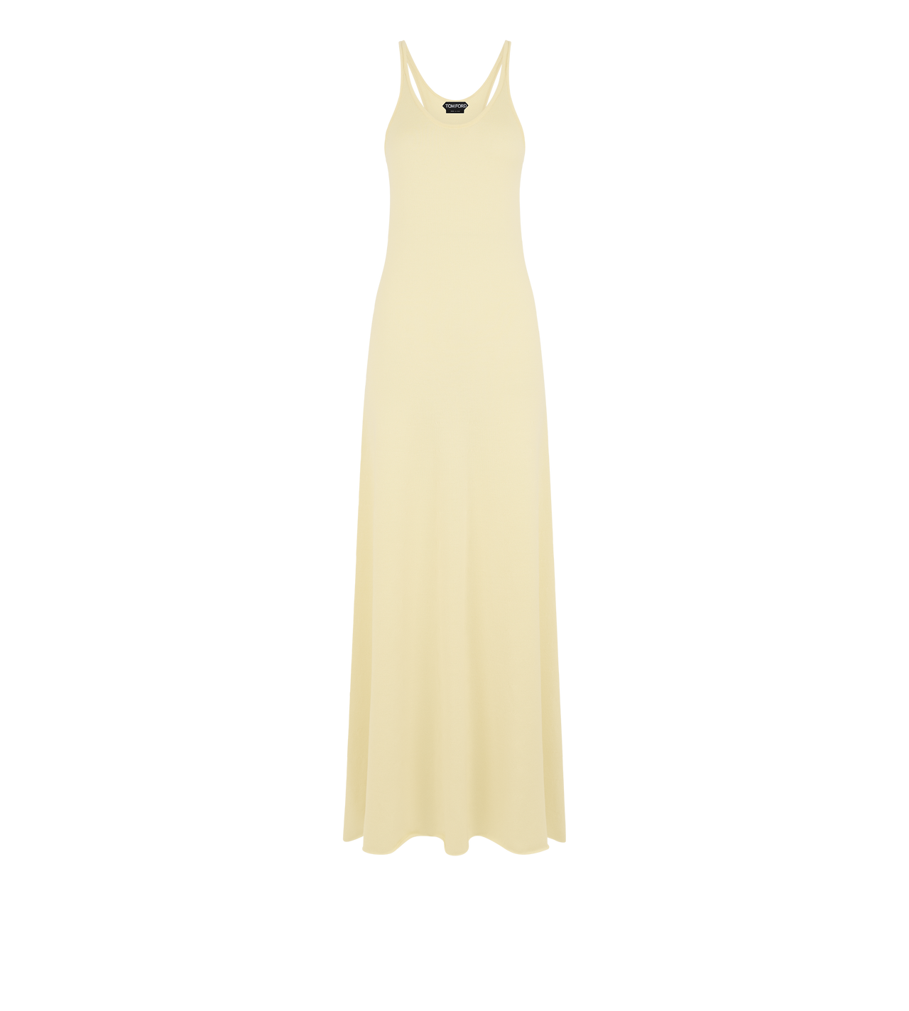 FINE MERINO SLEEVELESS LONG TANK DRESS image number 0