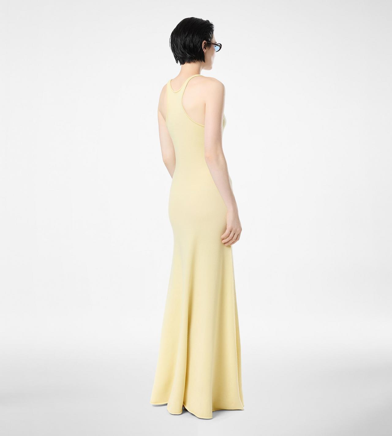 FINE MERINO SLEEVELESS LONG TANK DRESS image number 3