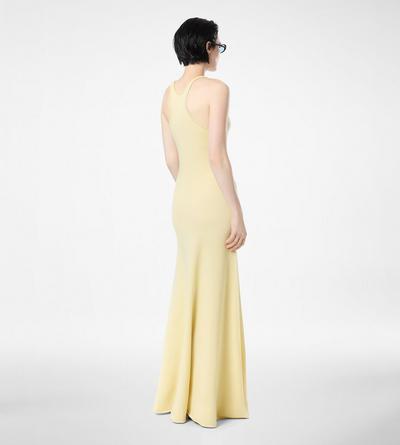 FINE MERINO SLEEVELESS LONG TANK DRESS image number 3