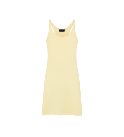 MERINO PIQUE SLEEVELESS SHORT TANK DRESS image number 0