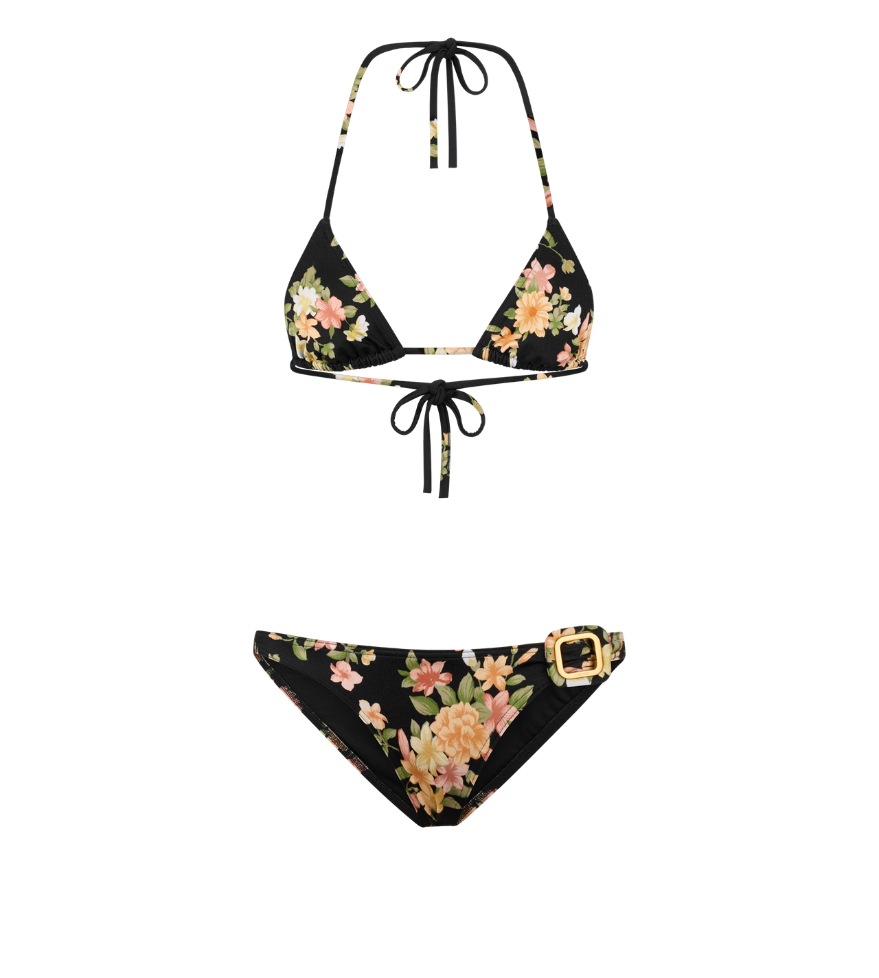 TRIANGLE BIKINI WITH BUCKLE DETAIL AND TOM FORD METAL PLAQUE image number 0