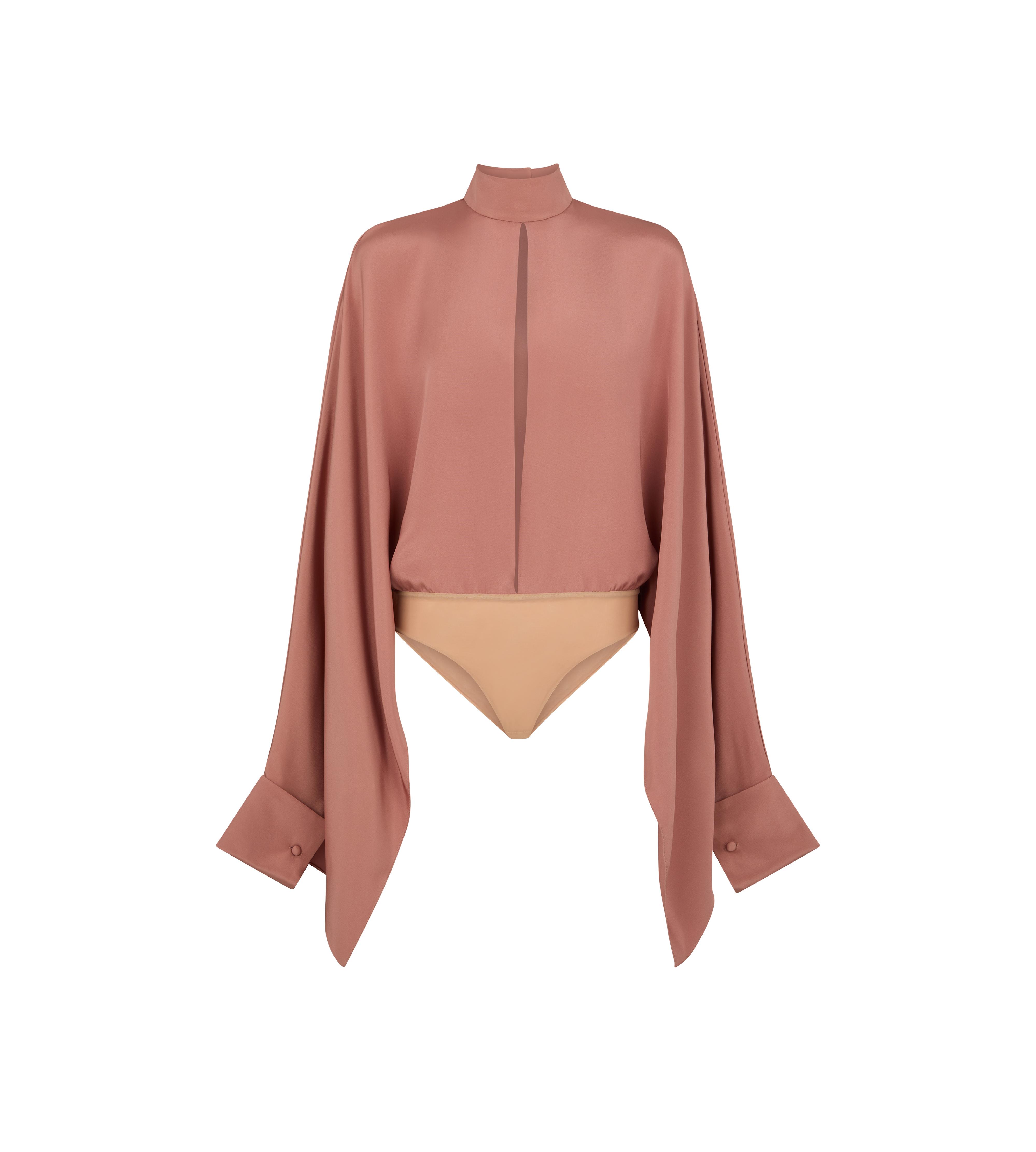 SILK MAROCCAINE WIDE SLEEVE TOP