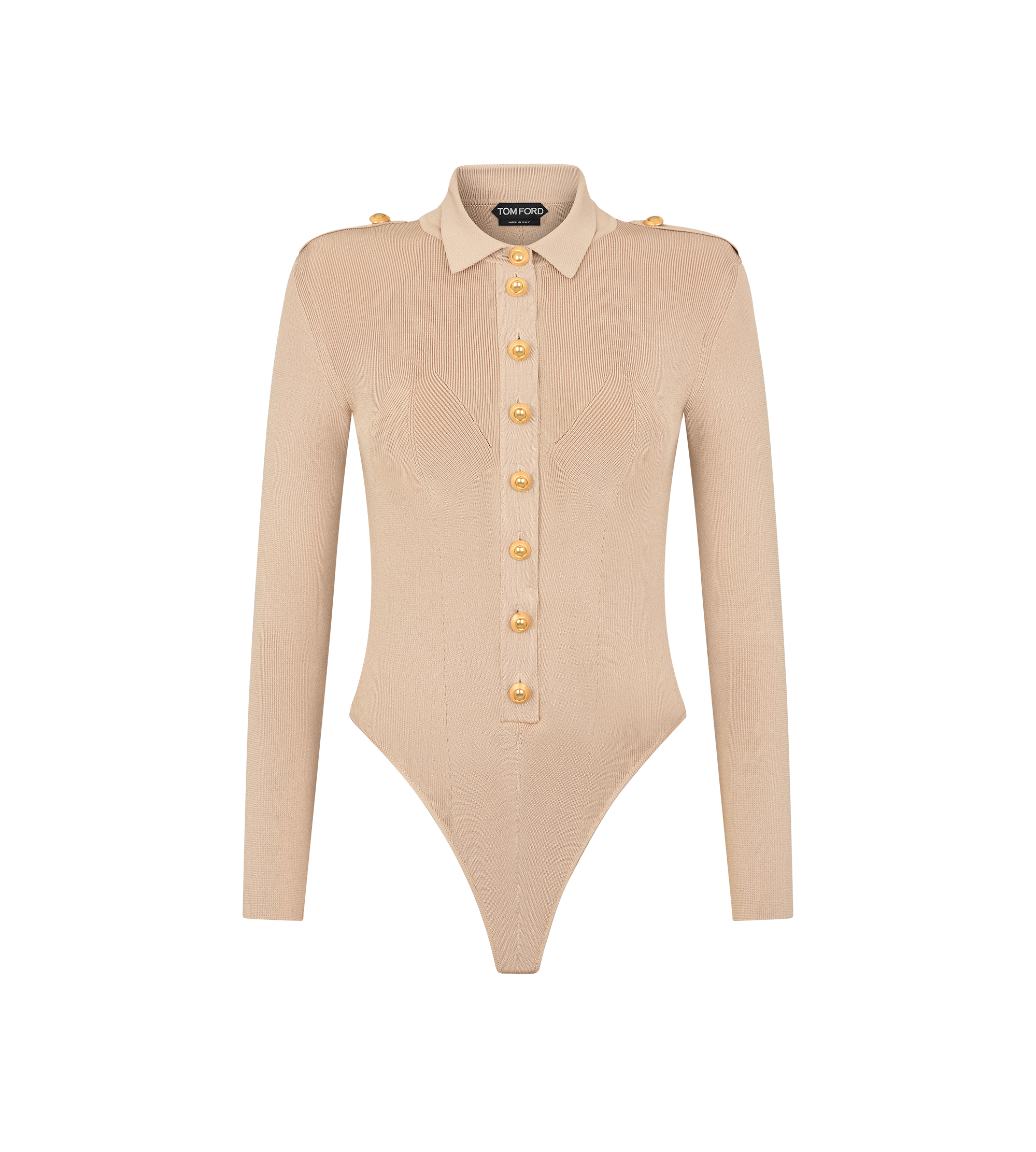 RIBBED KNIT BODYSUIT