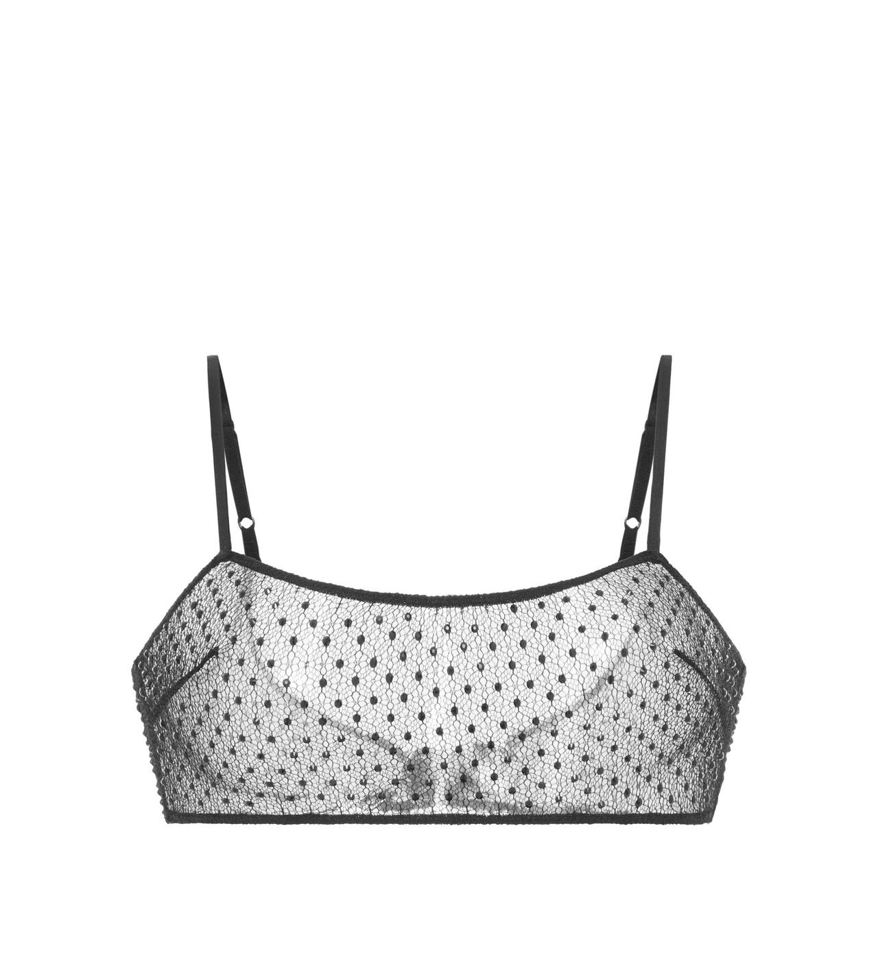 CRYSTAL EMBROIDERED BRALETTE image number 0