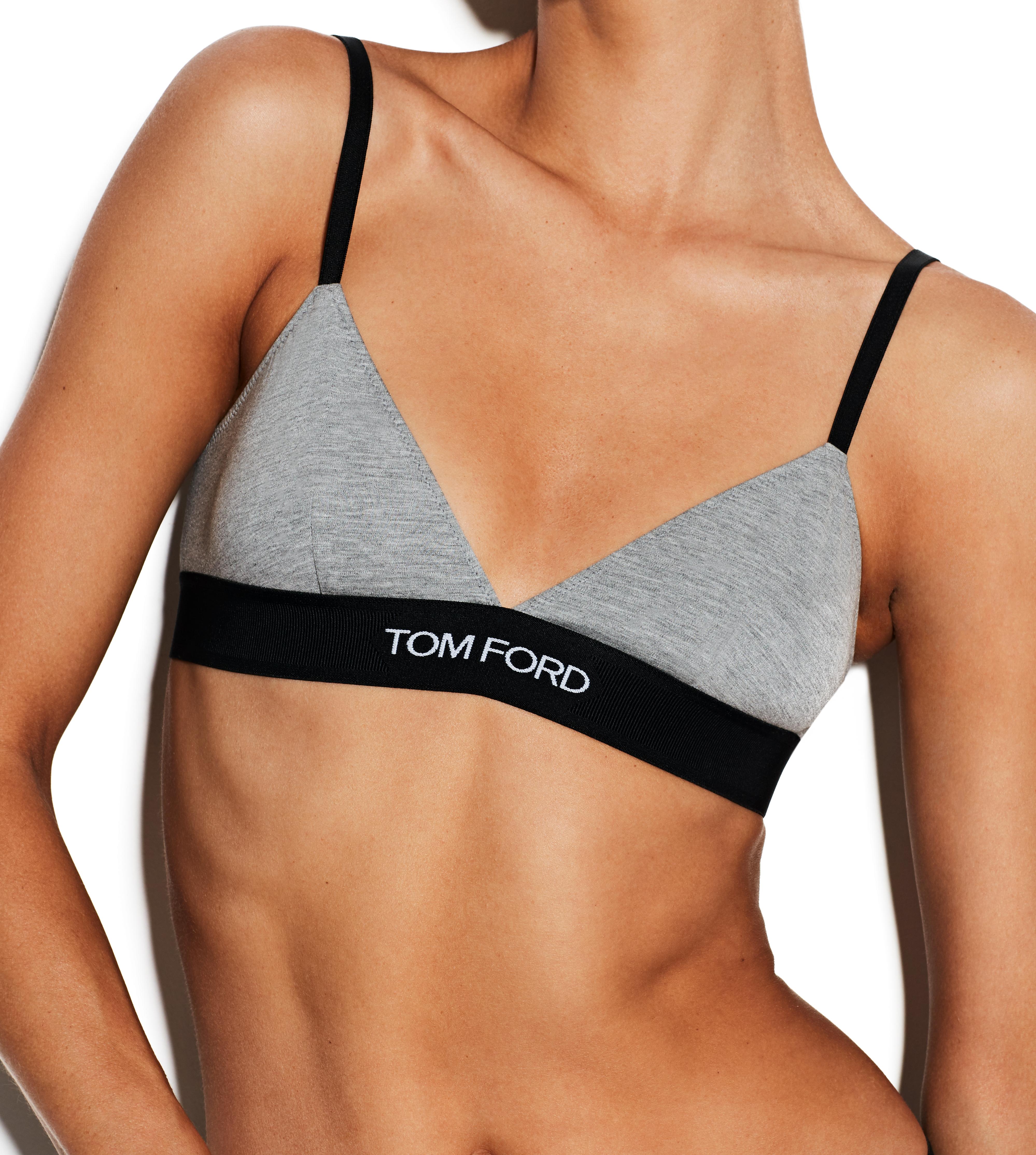 tom ford Triangle bra with logo band available on  -  16723 - GA