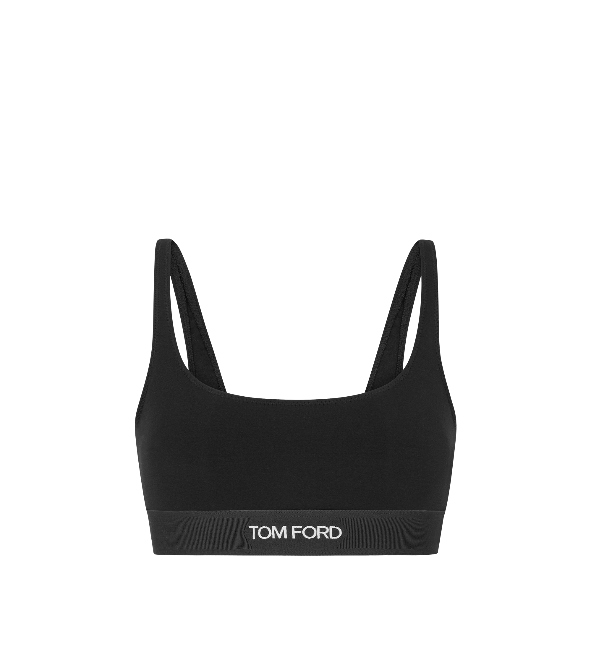 Signature logo-tape bralette, TOM FORD