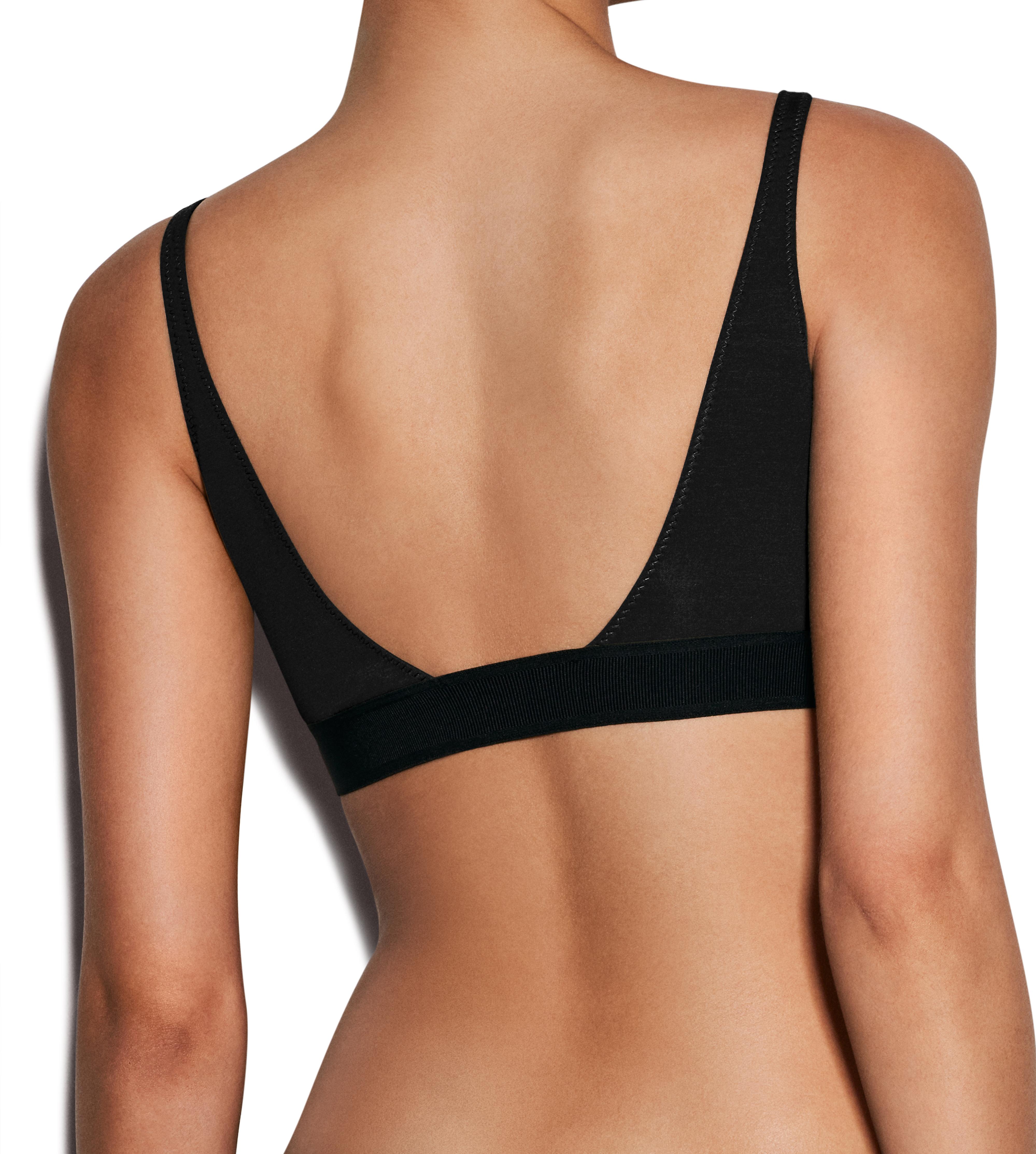 Signature logo-tape bralette, TOM FORD