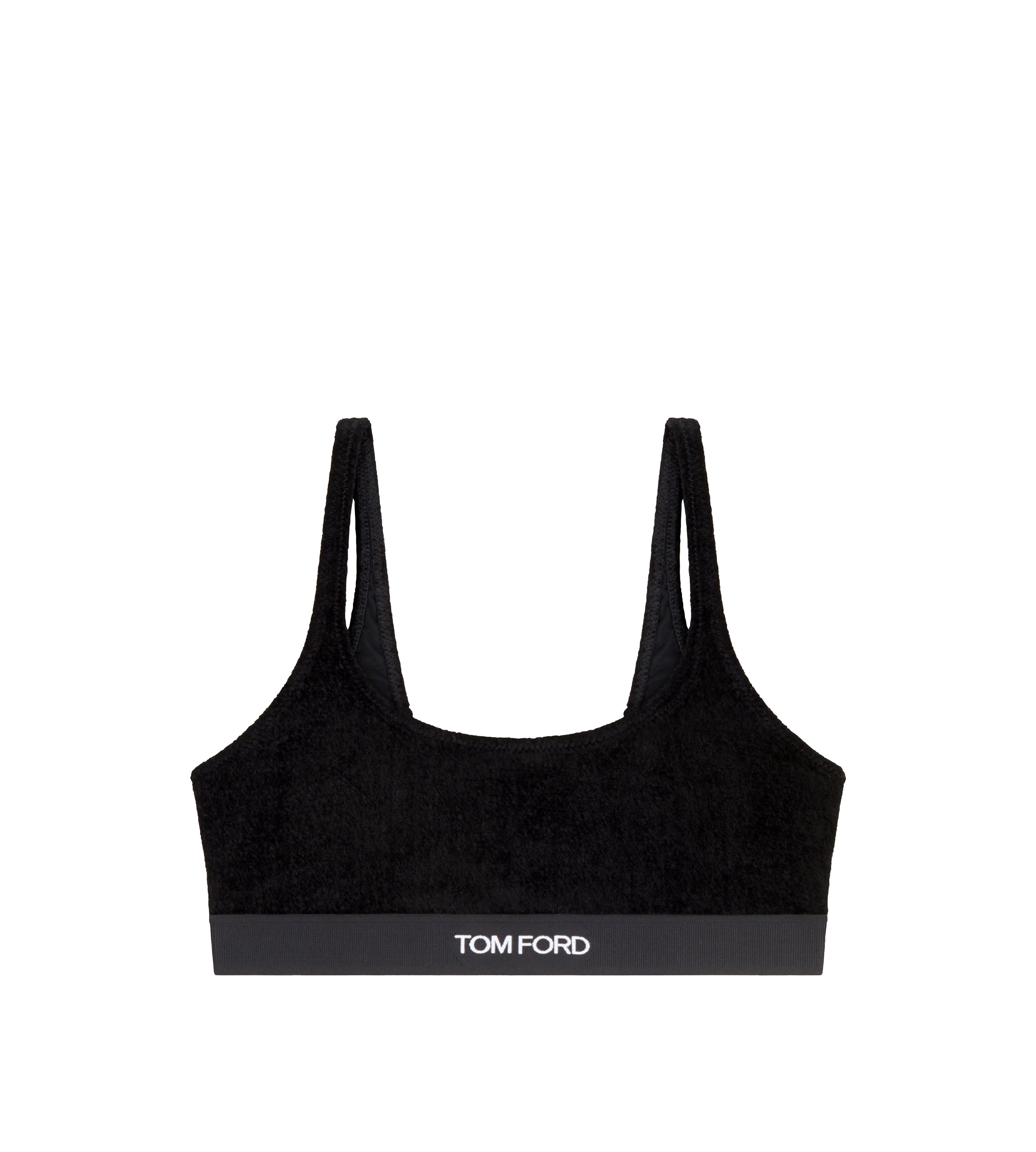 STRETCH VELVET BRALETTE