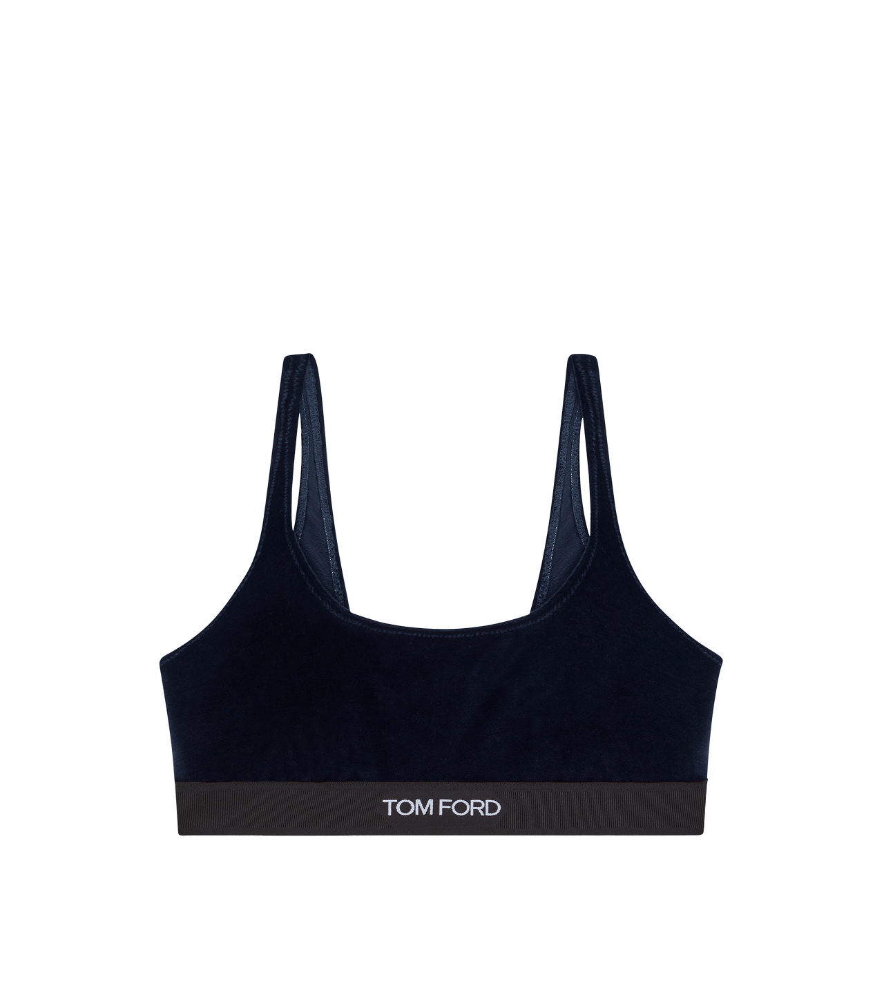 STRETCH LUSTROUS VELOUR SIGNATURE BRALETTE image number 0