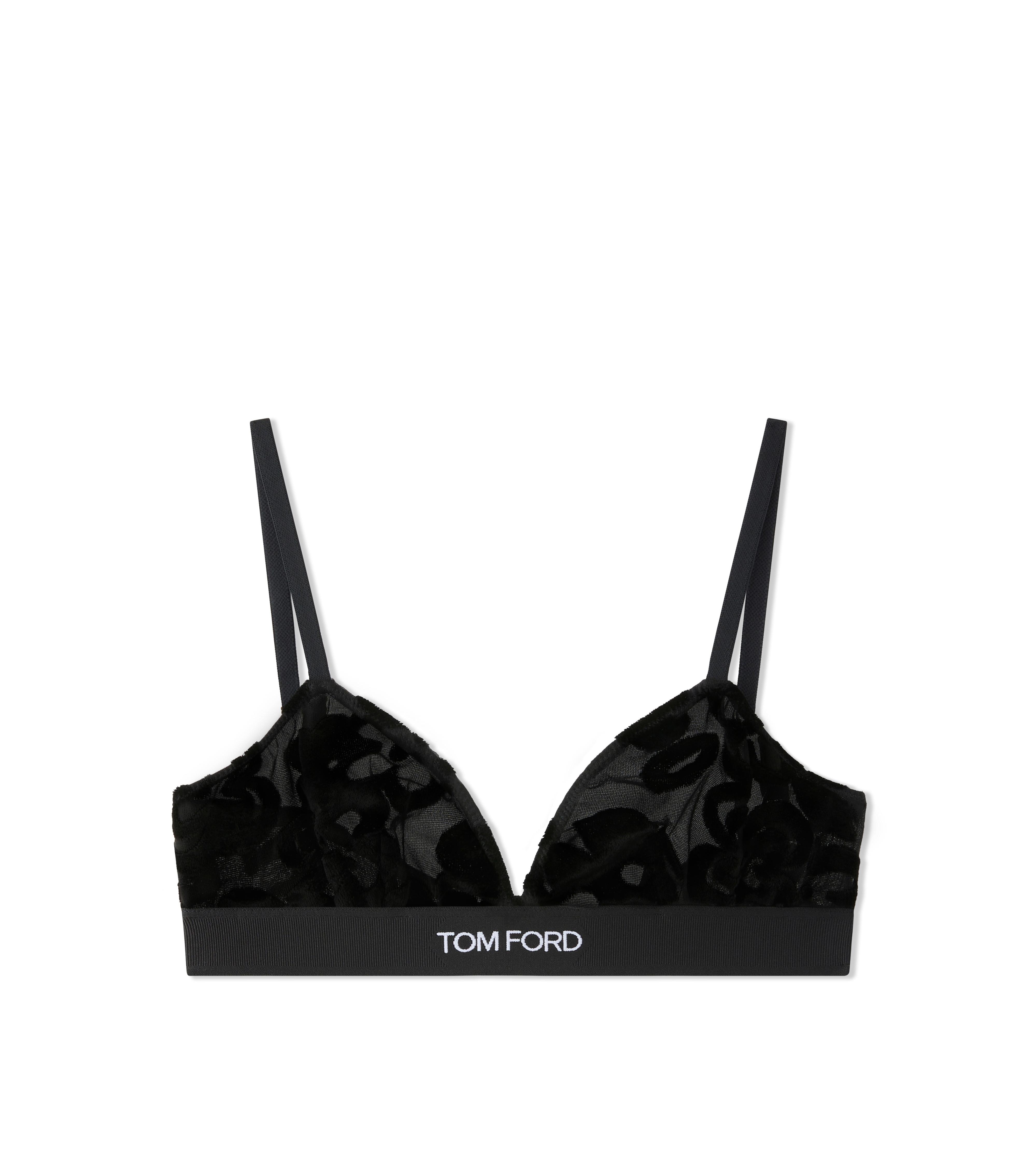 tom ford Triangle bra with logo band available on  -  16723 - GA