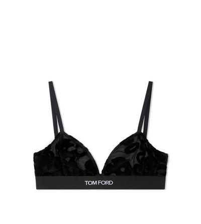 PRIMROSE FLORAL TULLE DEVORE' SIGNATURE BRA image number 0