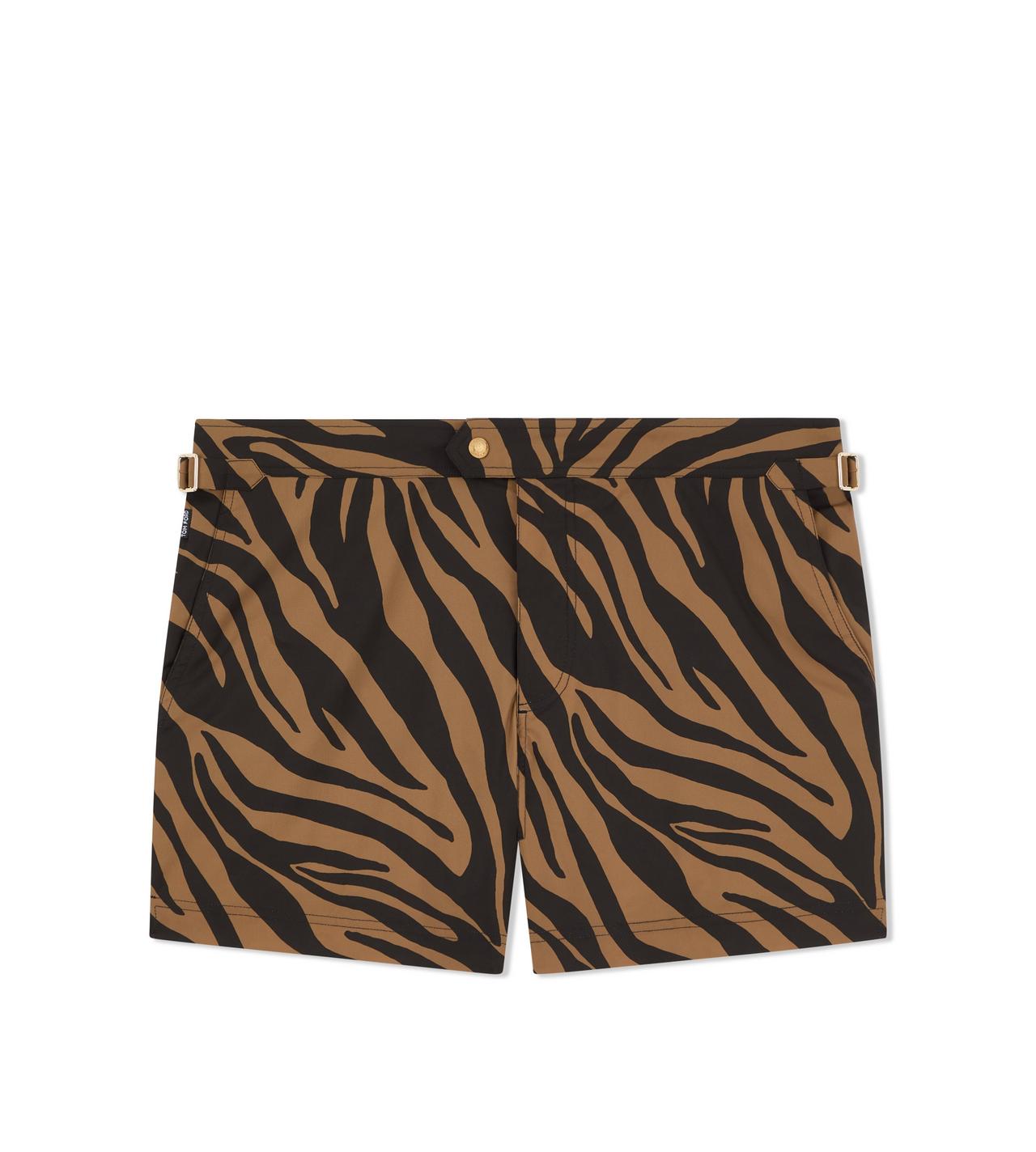 ZEBRA PRINT SWIM SHORT image number 0