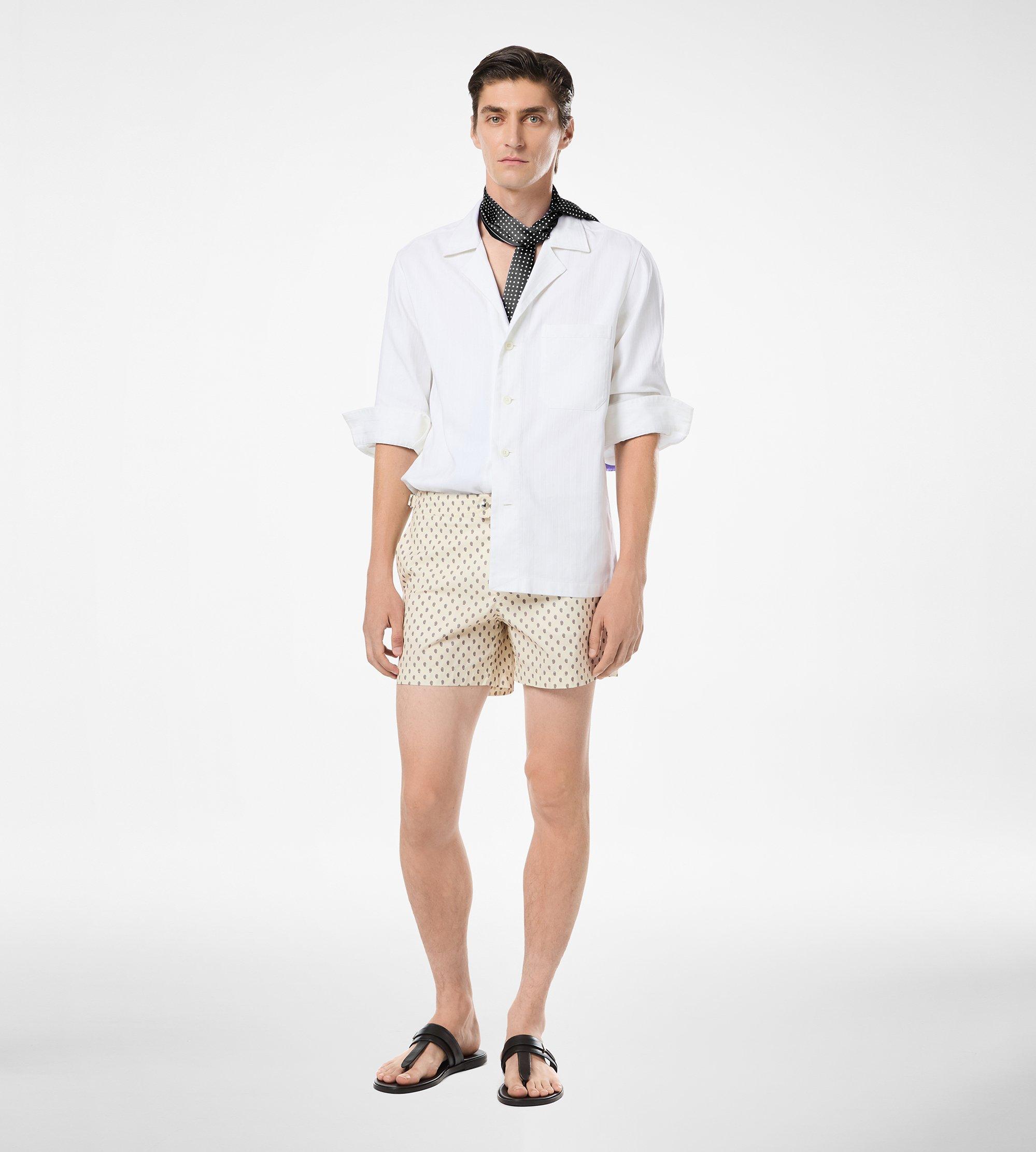 PAISLEY PRINT NYLON SWIM SHORT