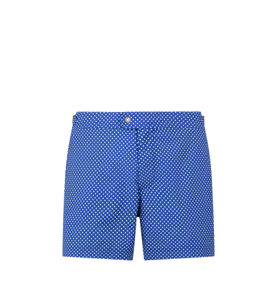 SMALL DOT PRINT NYLON SWIM SHORT