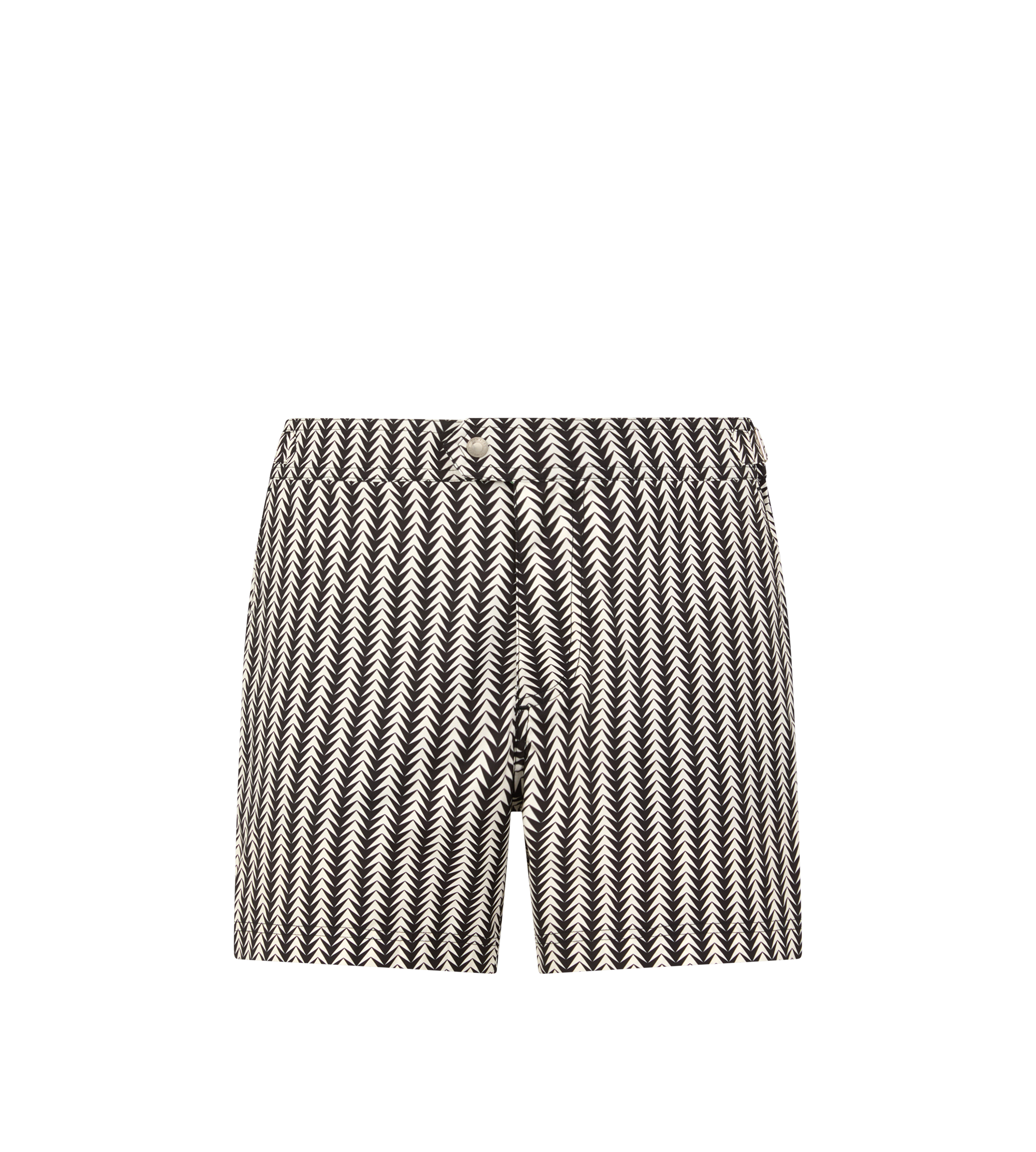GEOMETRIC PRINT NYLON SWIM SHORT