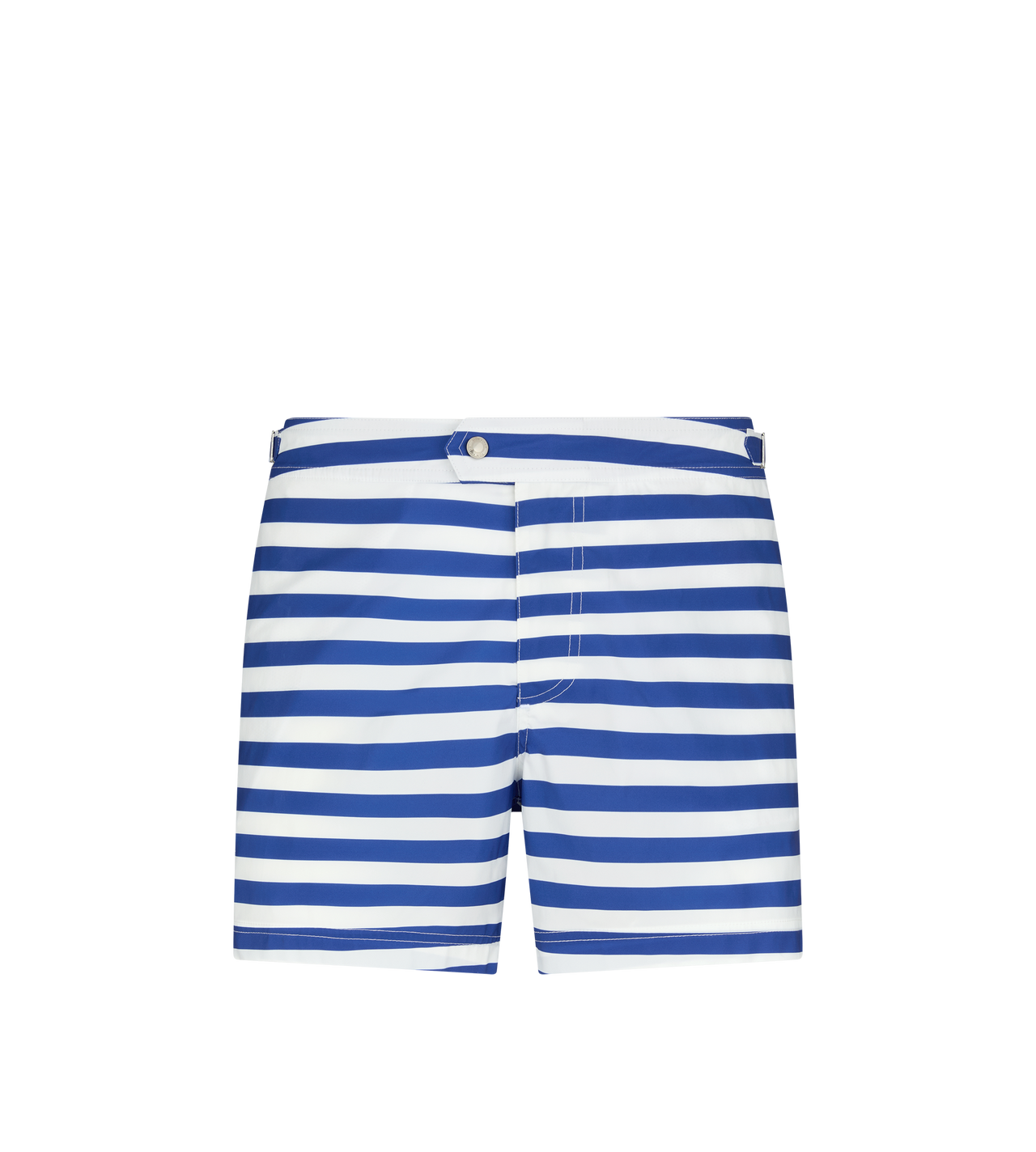 WIDE STRIPE PRINT NYLON SWIM SHORT image number 0