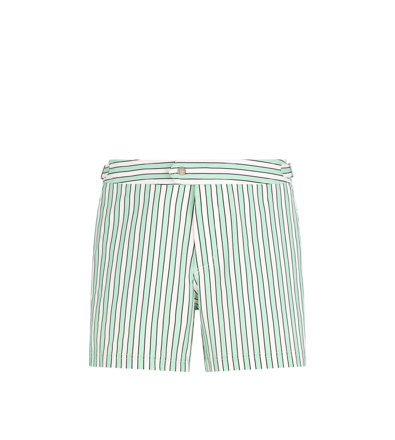 BATON STRIPE PRINT NYLON SWIM SHORT image number 0