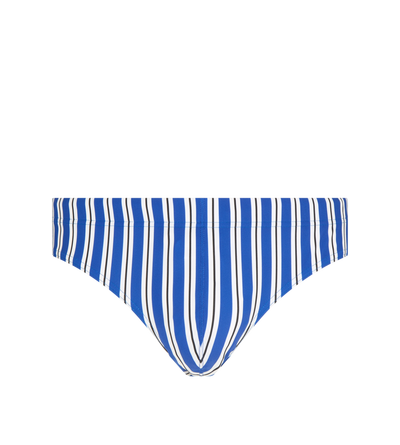 REGIMENTAL STRIPE PRINT JERSEY SWIM BRIEF