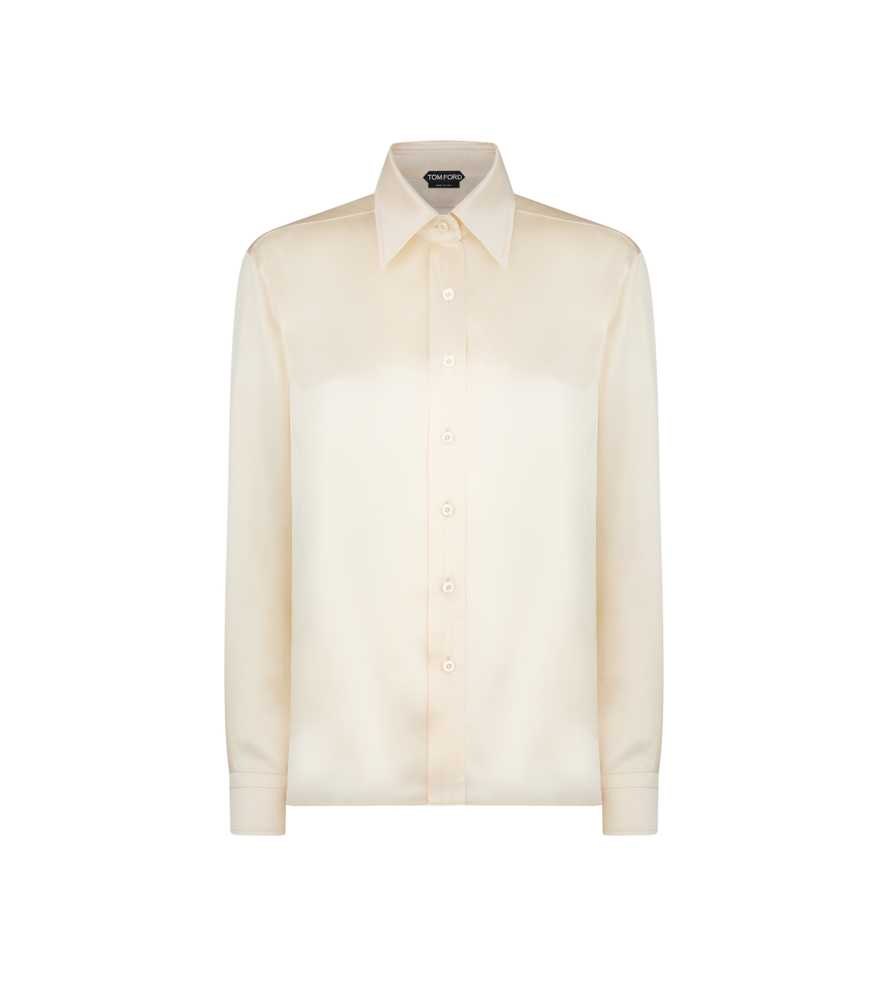 FLUID CHARMEUSE SILK SHIRT image number 0