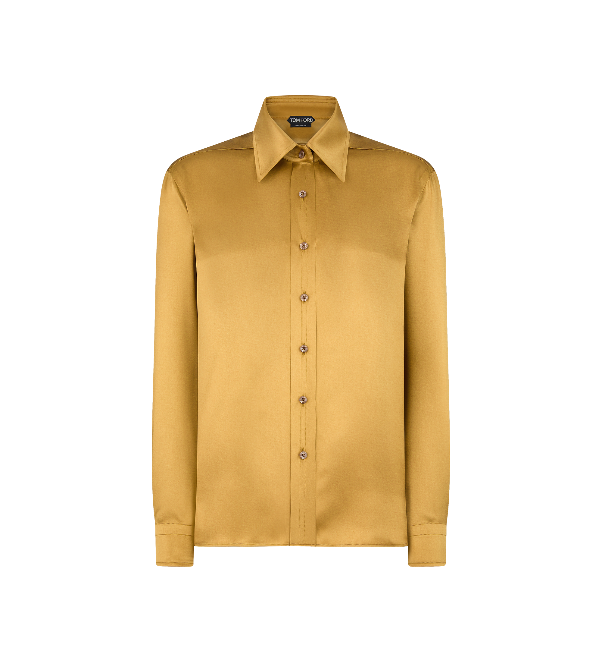 FLUID CHARMEUSE SILK SHIRT