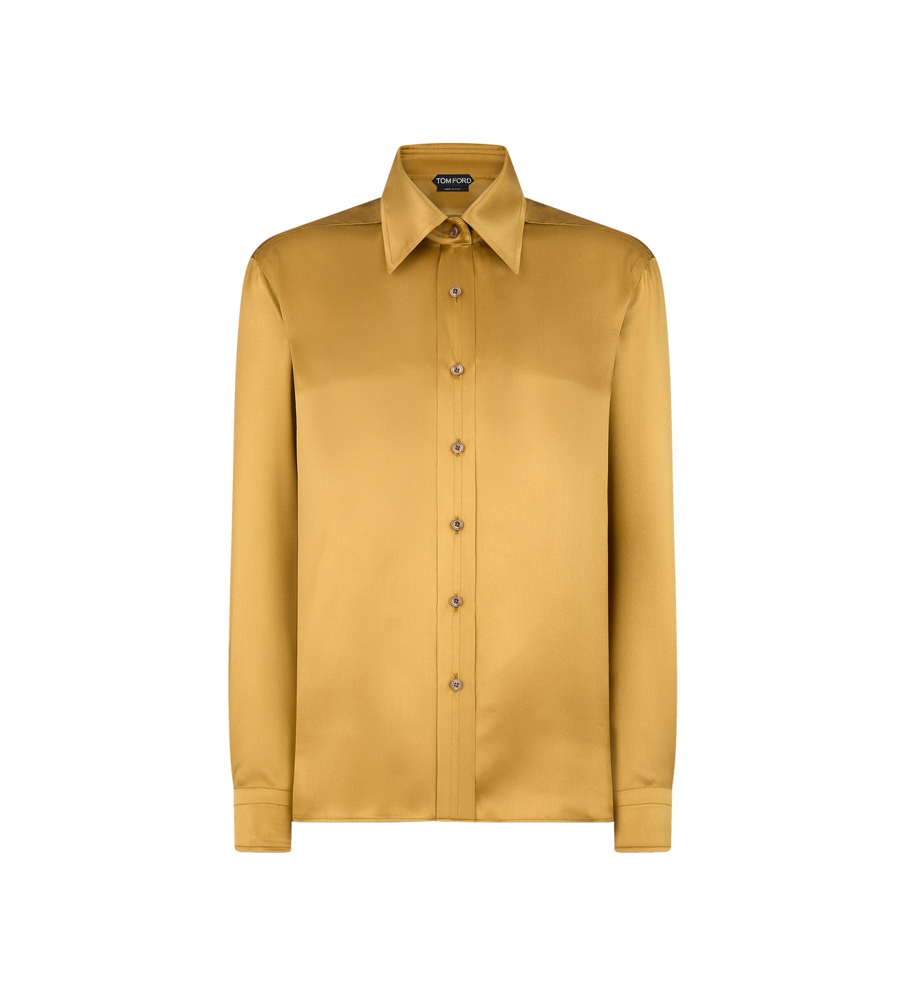 FLUID CHARMEUSE SILK SHIRT image number 0