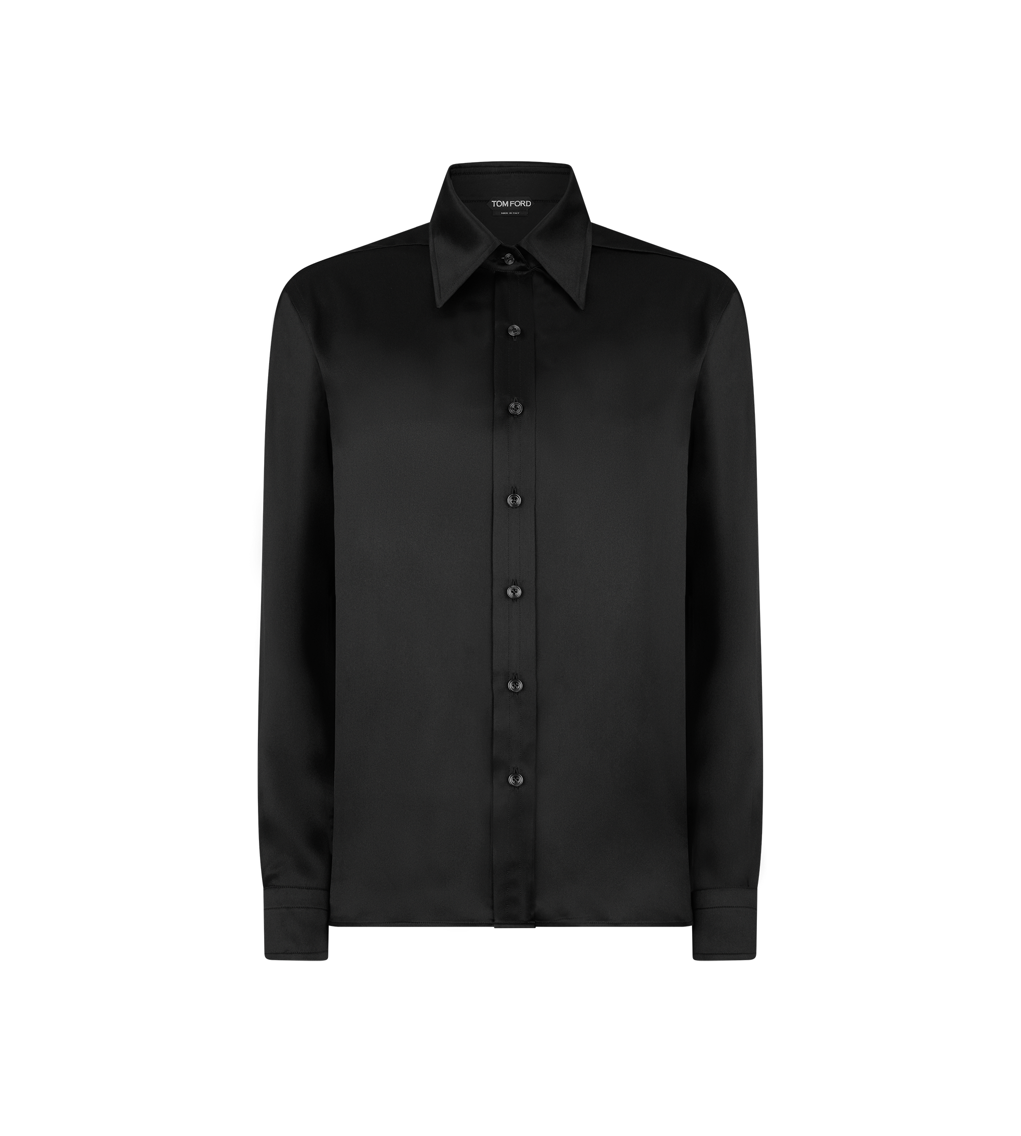 FLUID CHARMEUSE SILK SHIRT