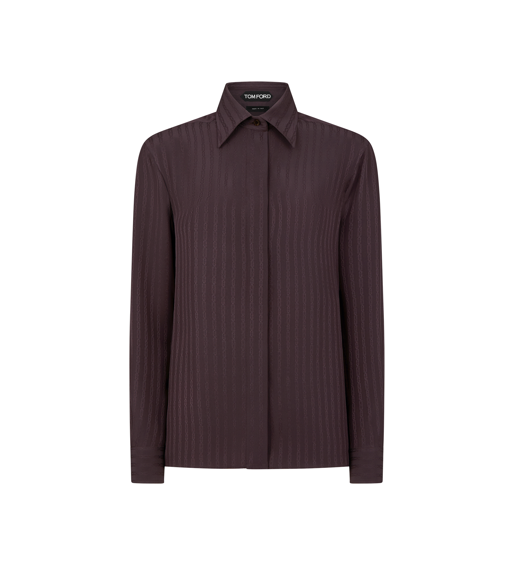 STRIPED FLUID SILK SHIRT