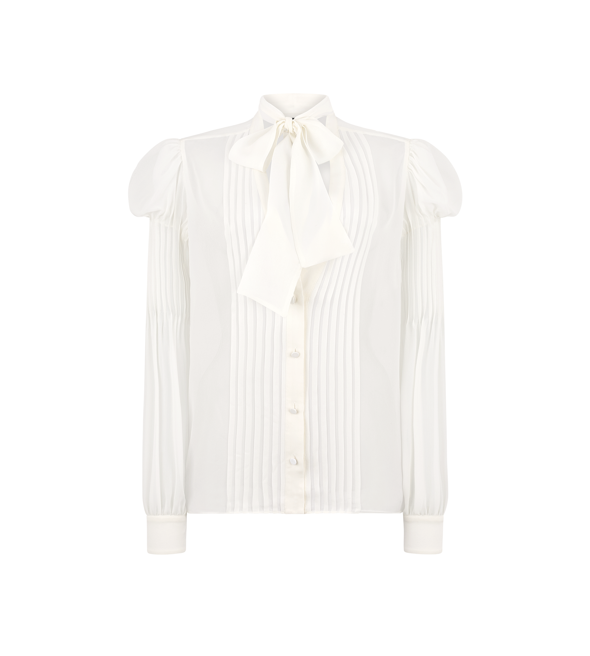 LONG SLEEVE LAVALLIERE BLOUSE