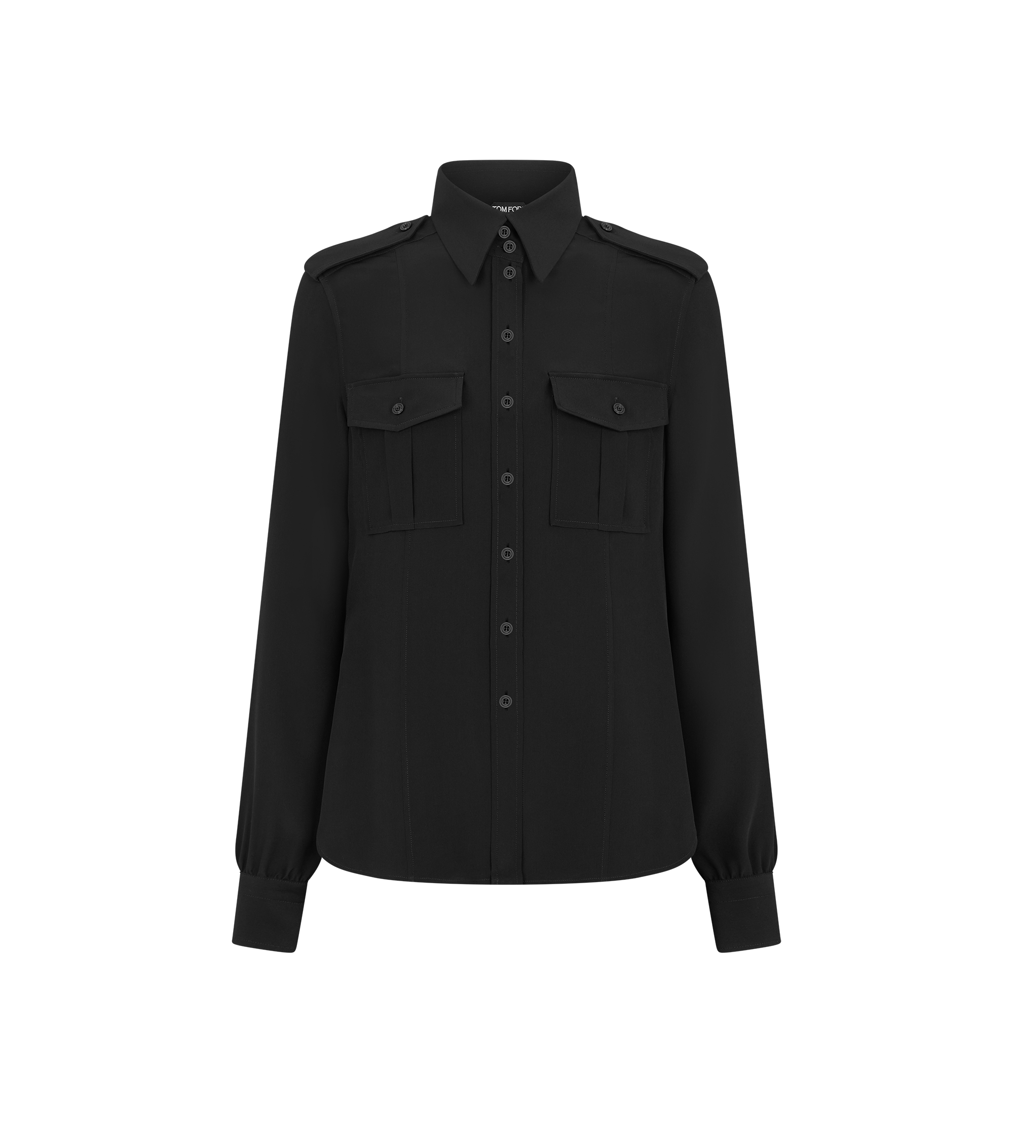 MILITARY SHIRT WITH FRONT POCKETS