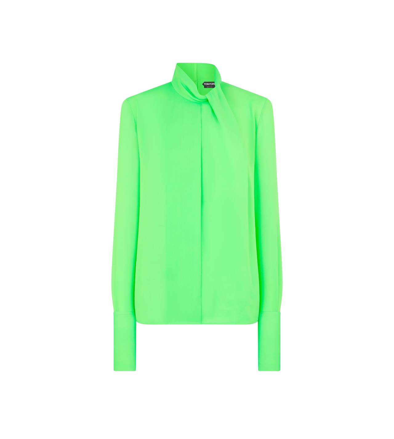 WASHED SILK GEORGETTE LONG SLEEVE BLOUSE image number 0