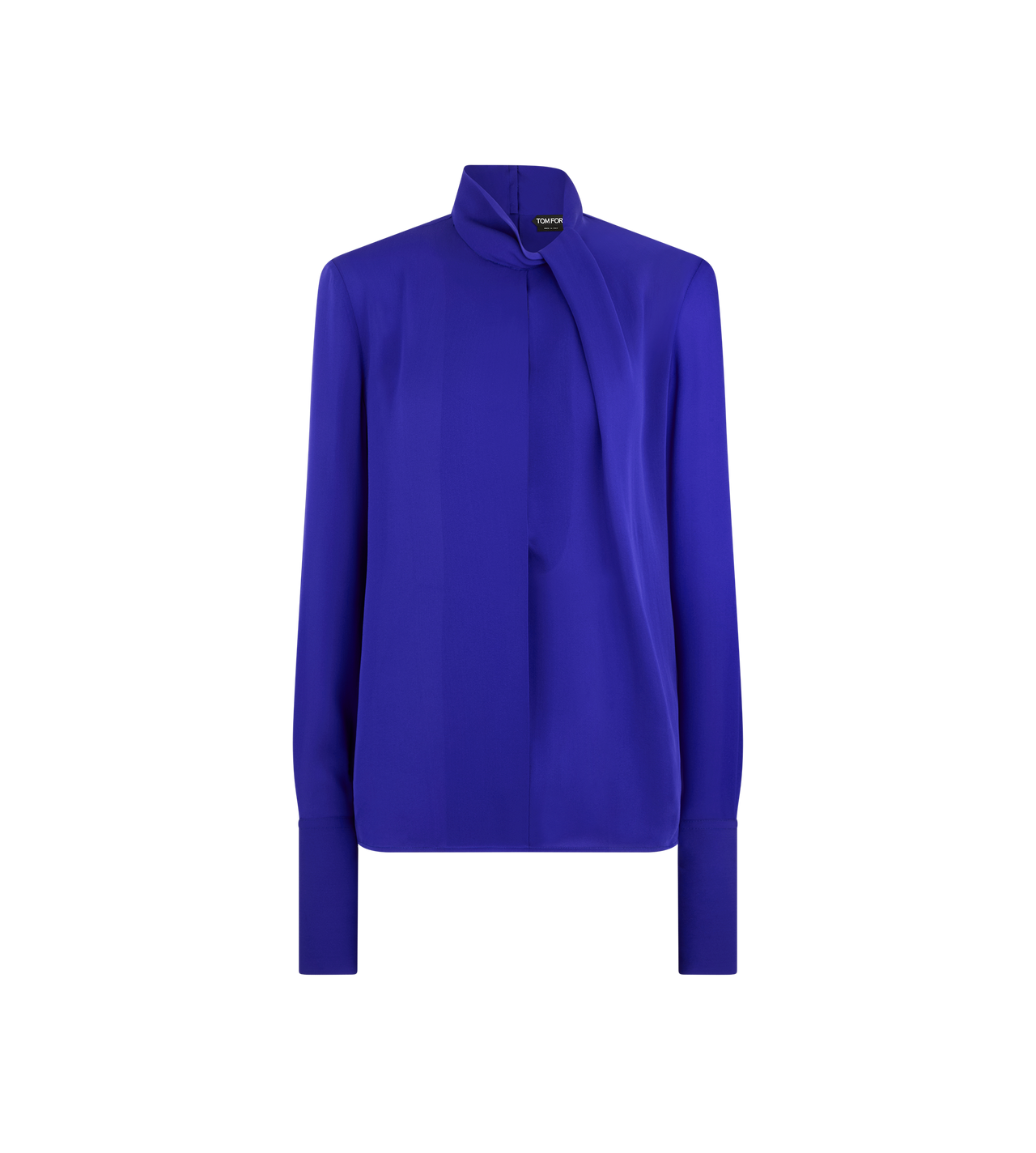 WASHED SILK GEORGETTE LONG SLEEVE BLOUSE image number 0