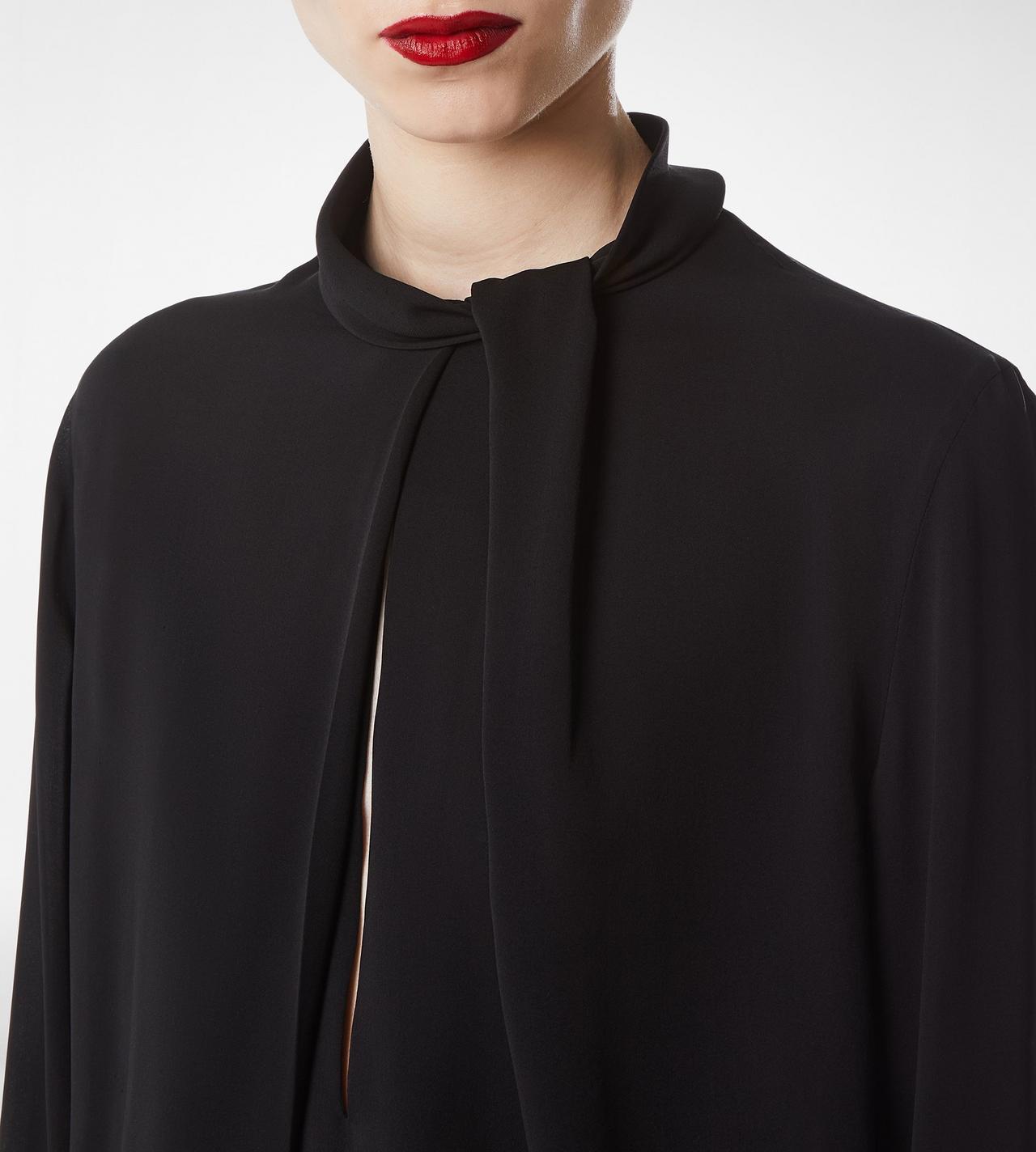 WASHED SILK GEORGETTE LONG SLEEVE BLOUSE image number 1