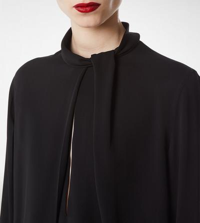 WASHED SILK GEORGETTE LONG SLEEVE BLOUSE image number 1