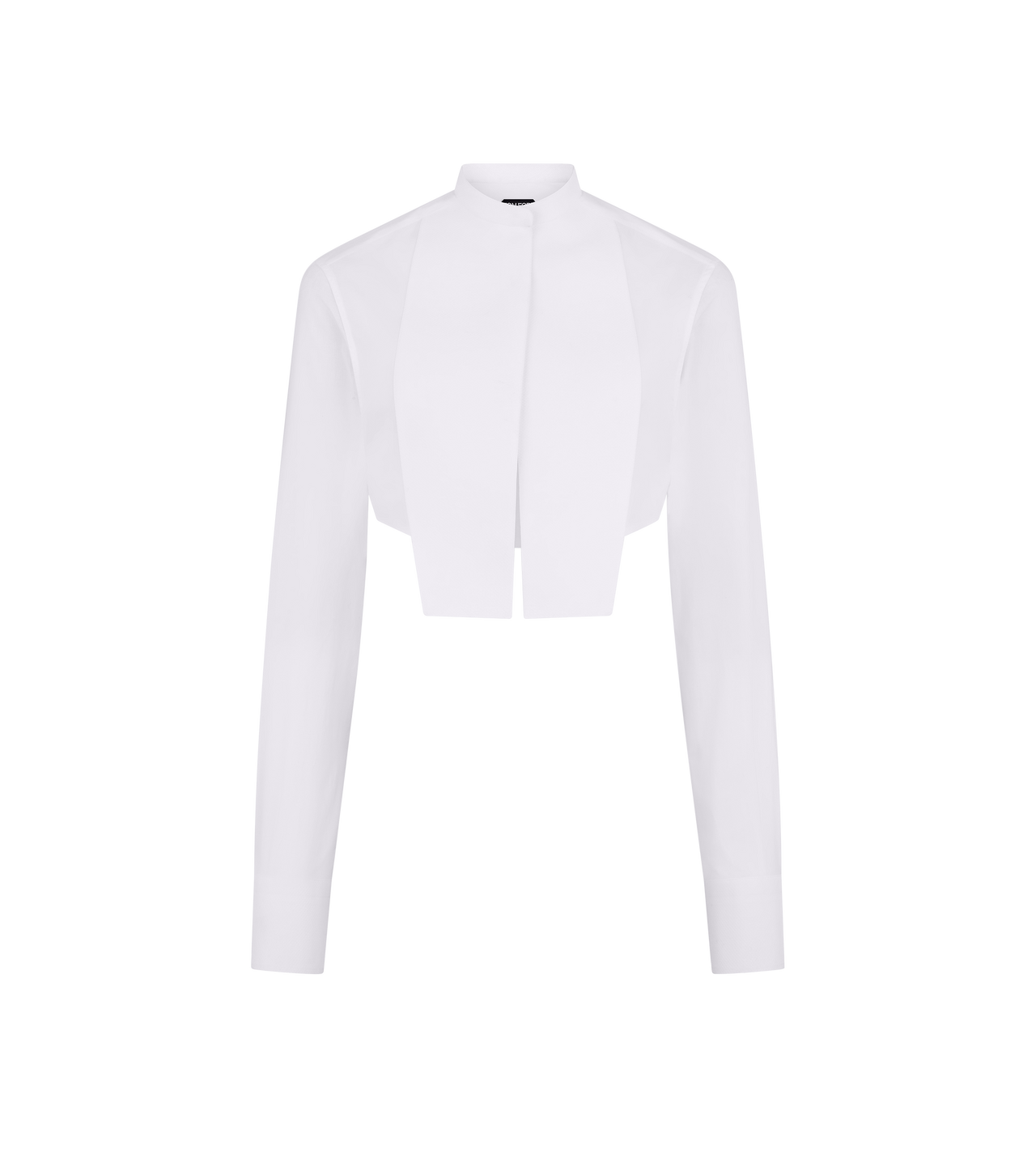 COTTON VOILE CROPPED SHIRT image number 0