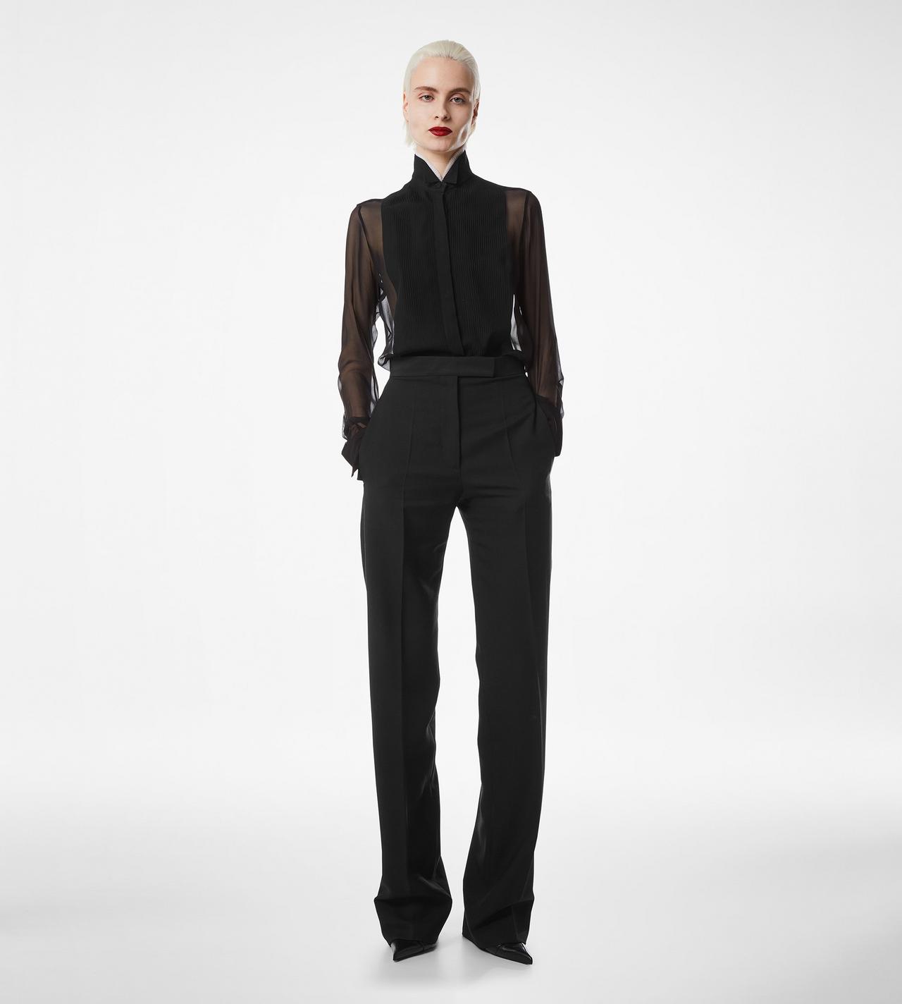 SILK CHIFFON SHIRT image number 4