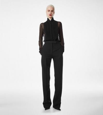 SILK CHIFFON SHIRT image number 4